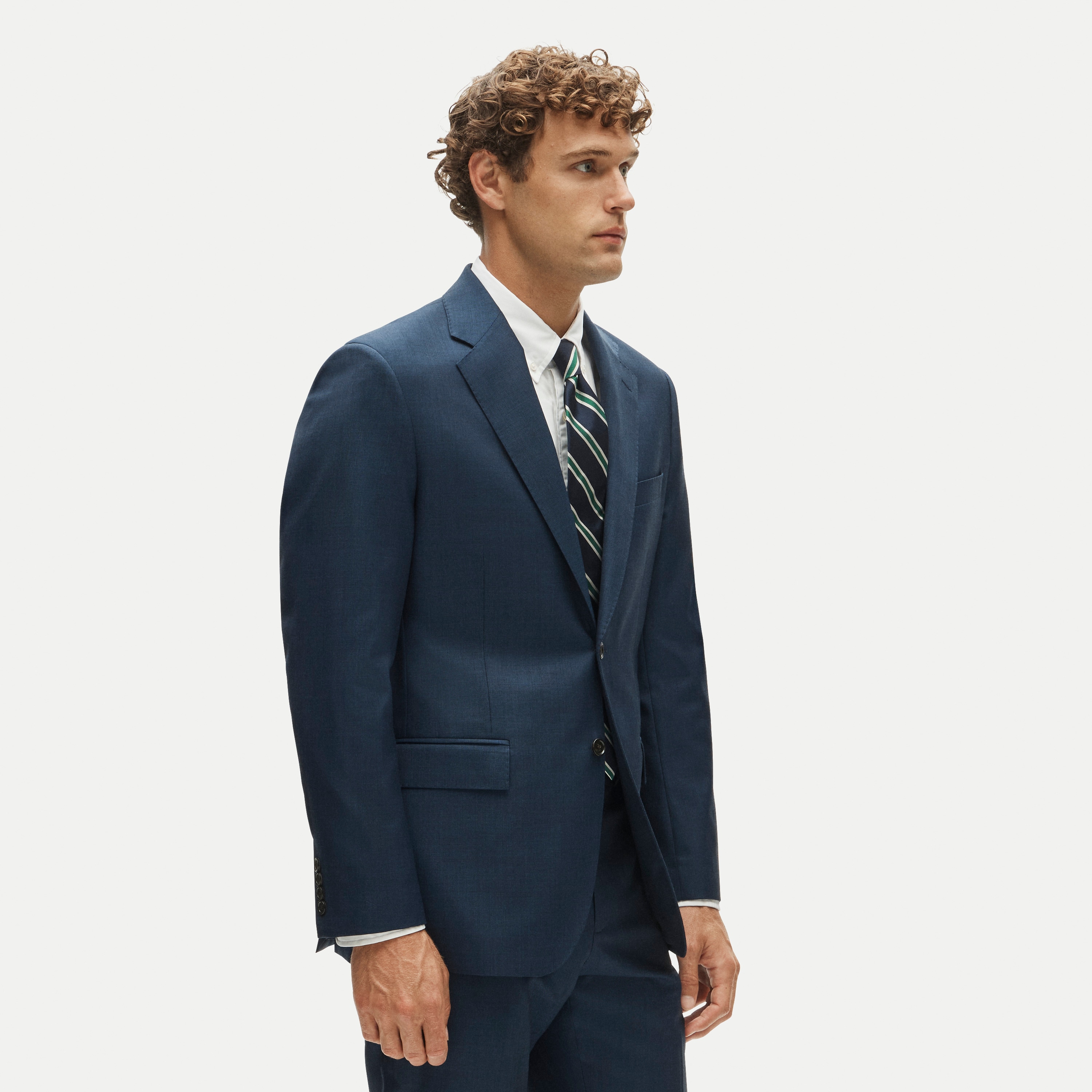 Crosby Classic-fit suit jacket in Italian worsted wool