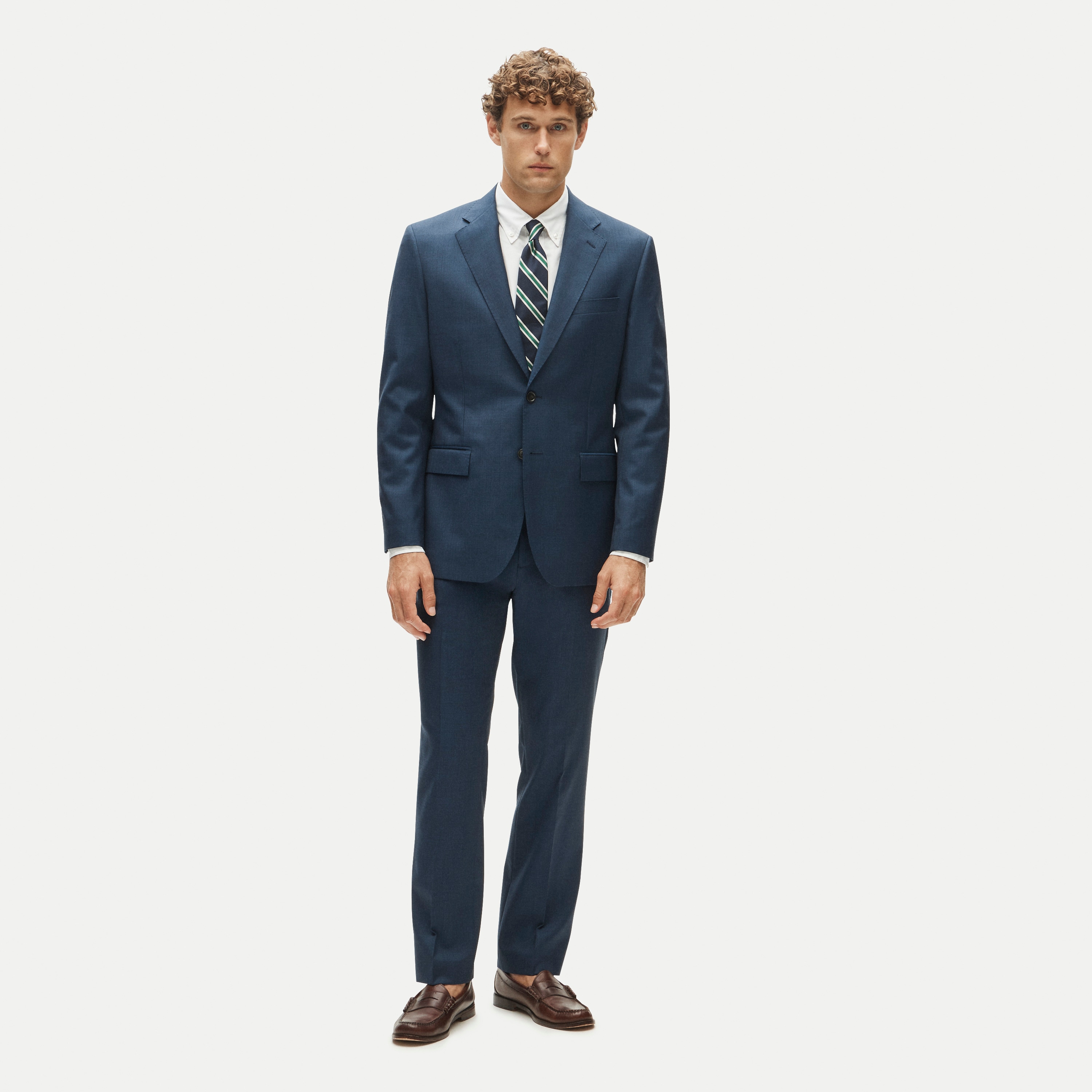 Crosby Classic-fit suit jacket in Italian worsted wool