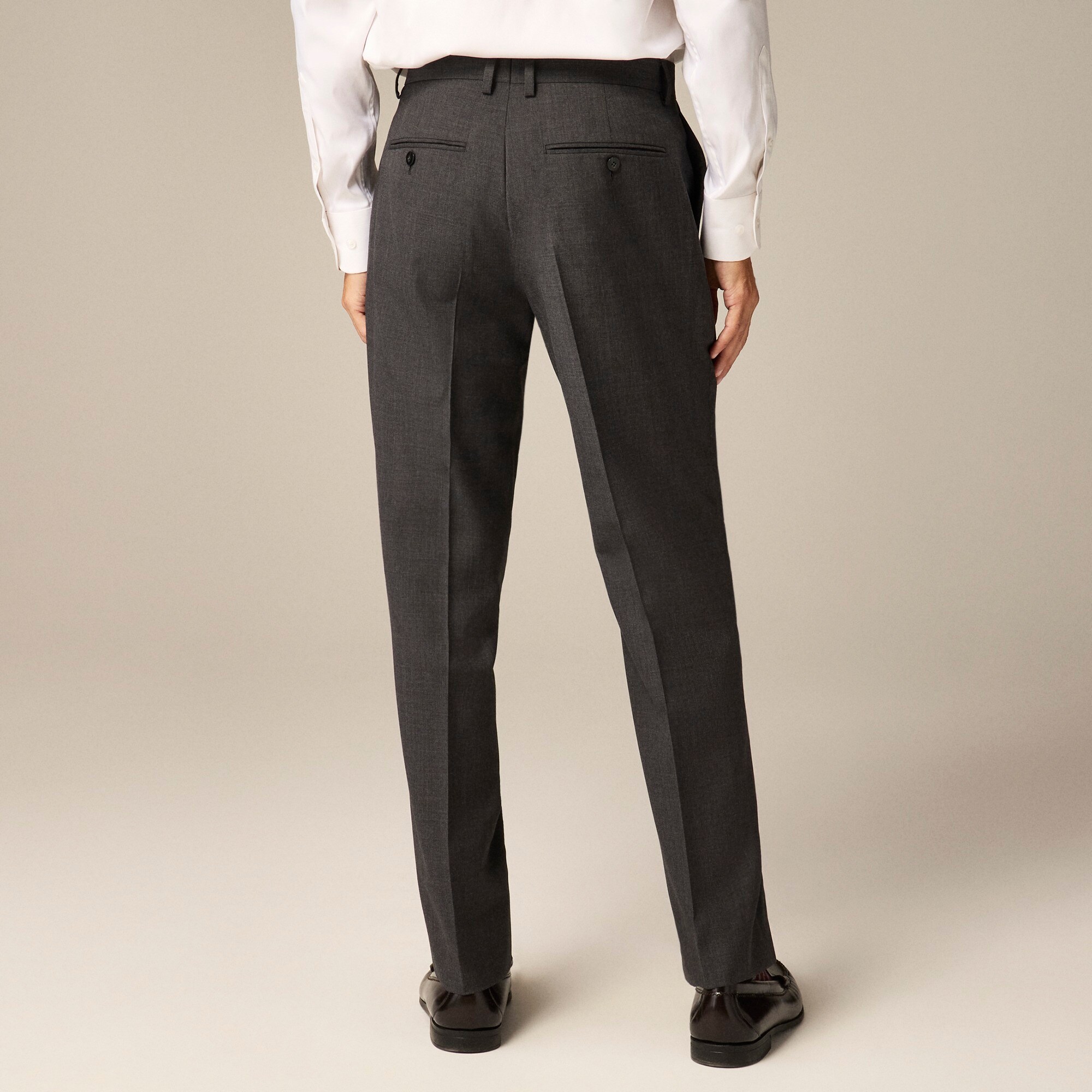 charcoal grey dress pants Twillory Men's Performance Pants - Charcoal - Trim Fit, Wrinkle-Resistant, 4-Way Stretch