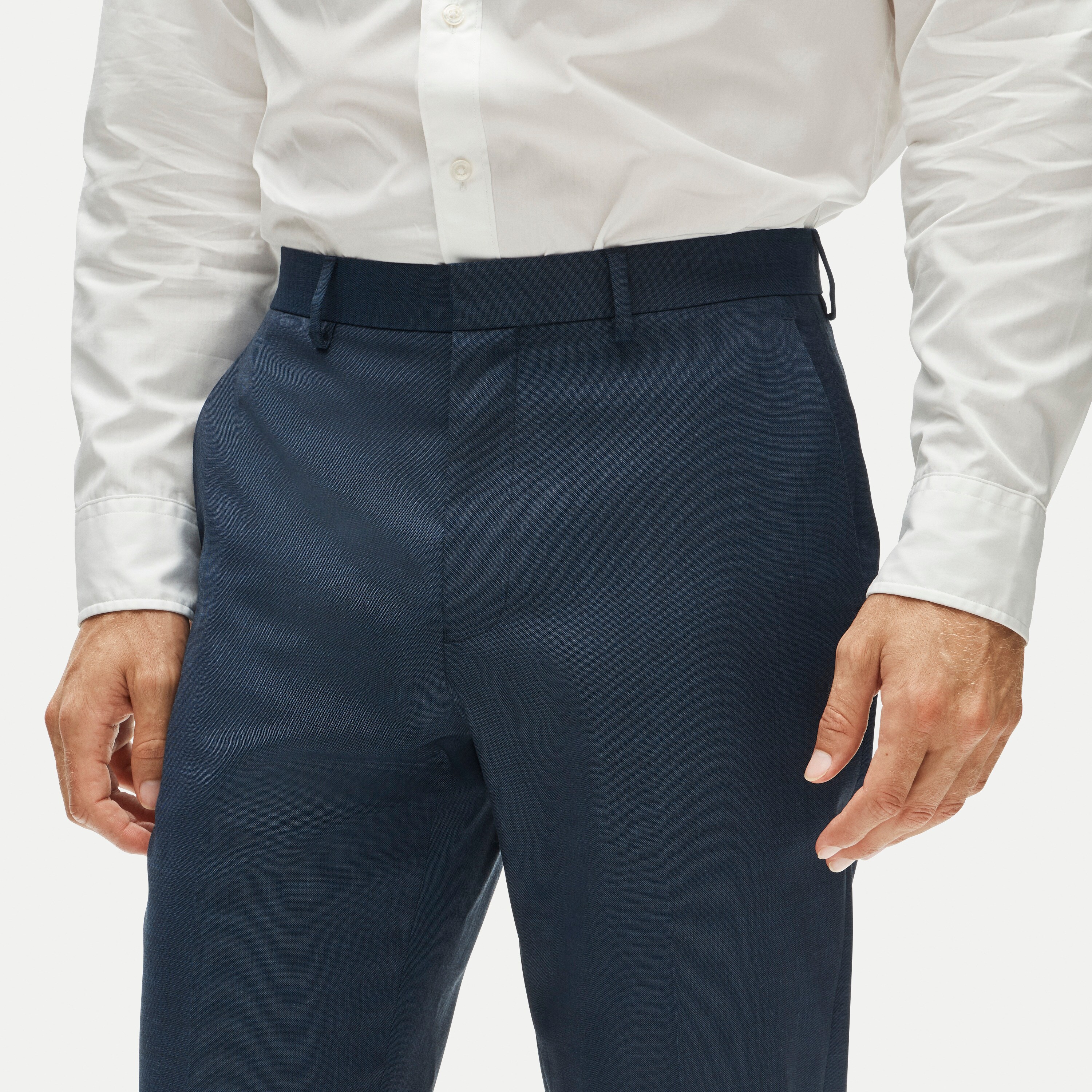 Crosby Classic-fit suit pant in Italian worsted wool