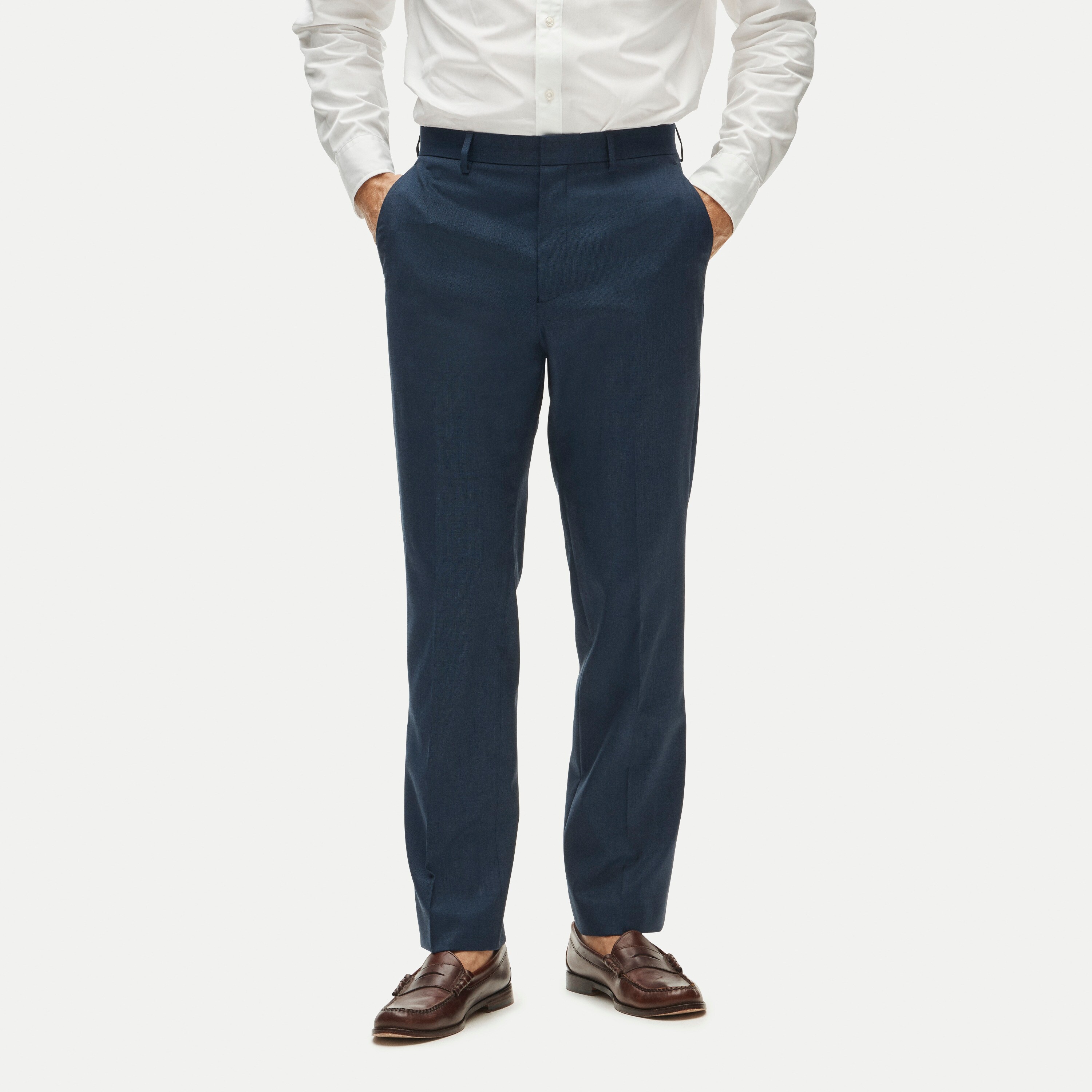 Crosby Classic-fit suit pant in Italian worsted wool