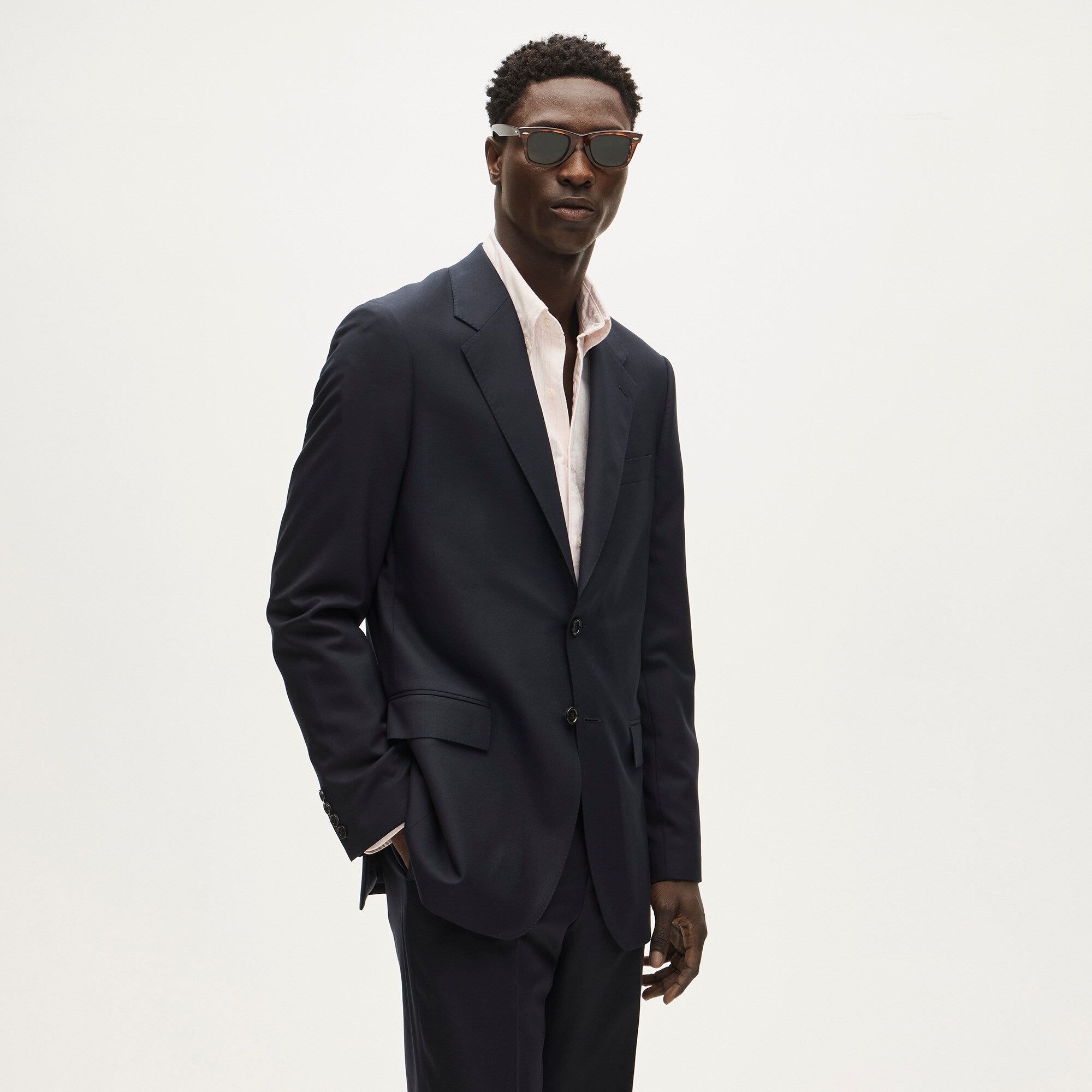 Kenmare Relaxed-fit suit jacket in Italian wool