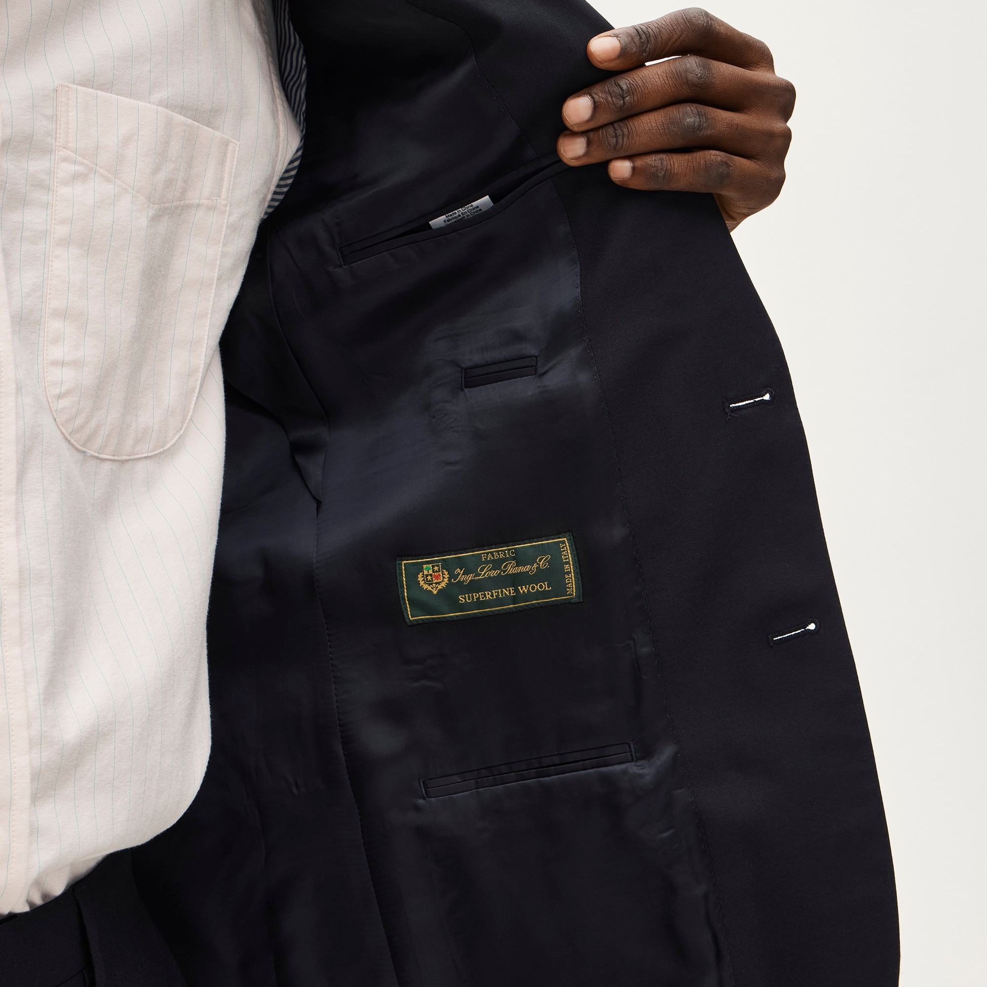 Kenmare Relaxed-fit suit jacket in Italian wool