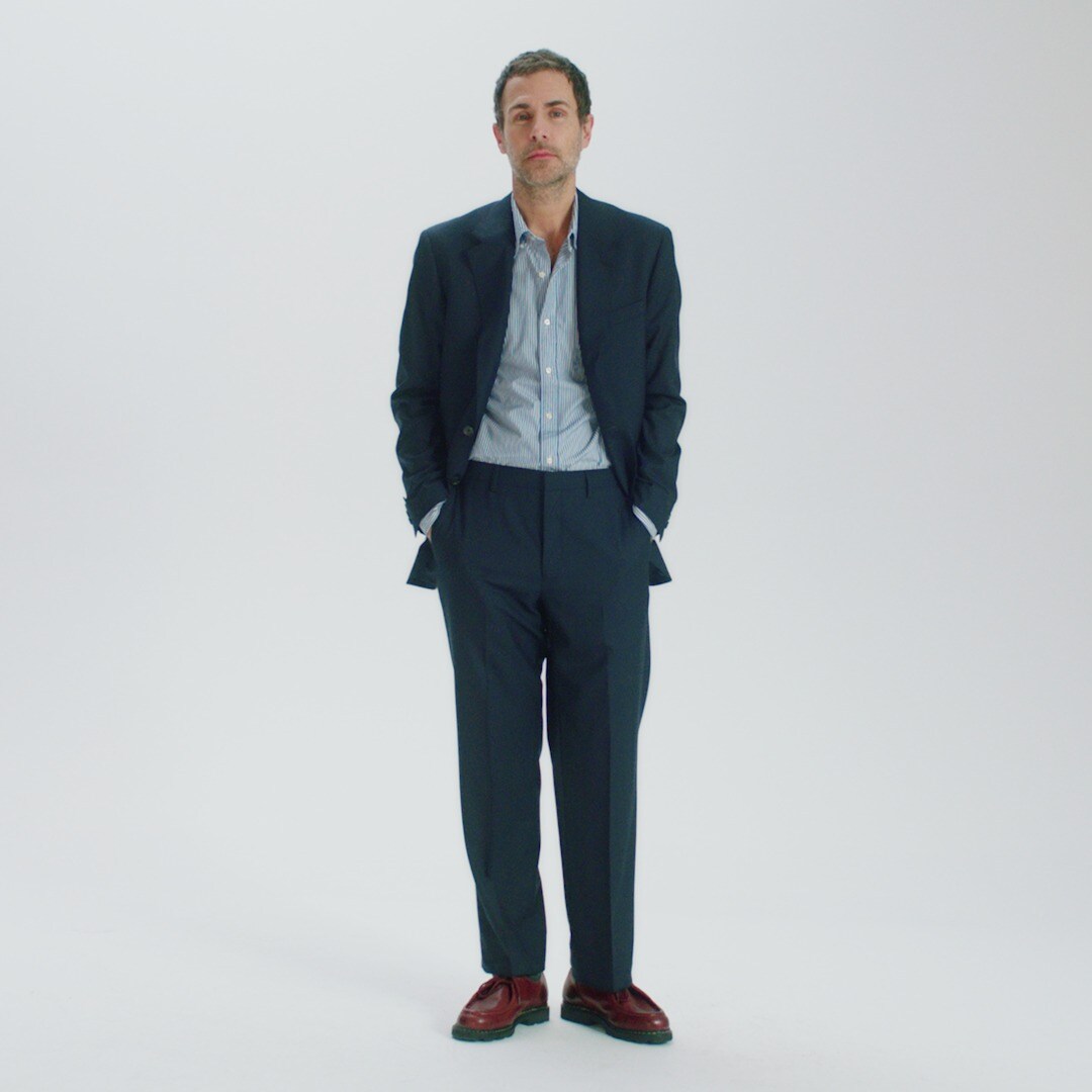 Kenmare Relaxed-fit suit pant in Italian wool