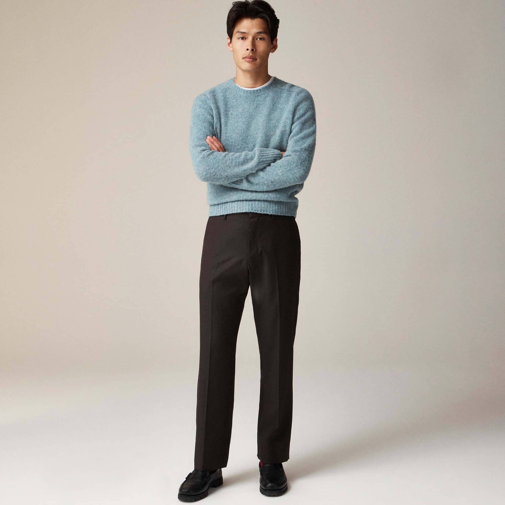 Crosby Classic-fit suit pant in lightweight Italian wool