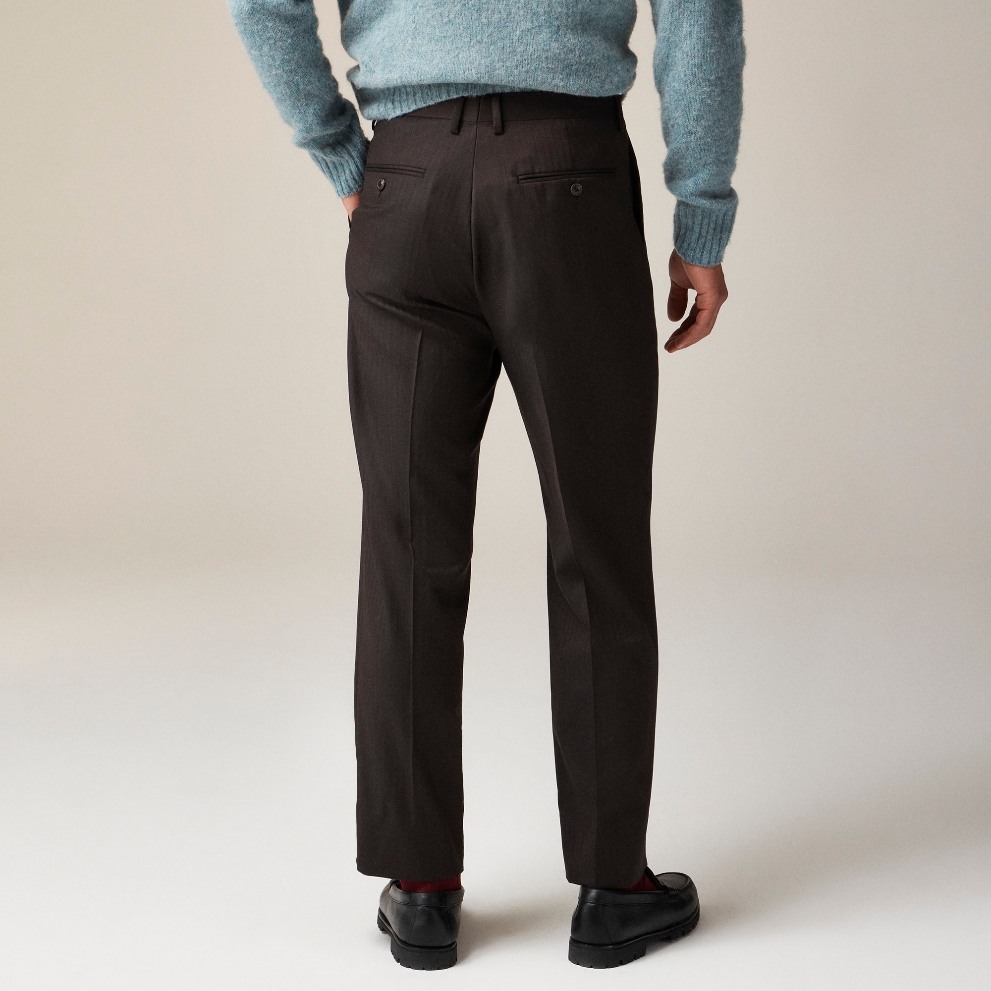 Crosby Classic-fit suit pant in lightweight Italian wool