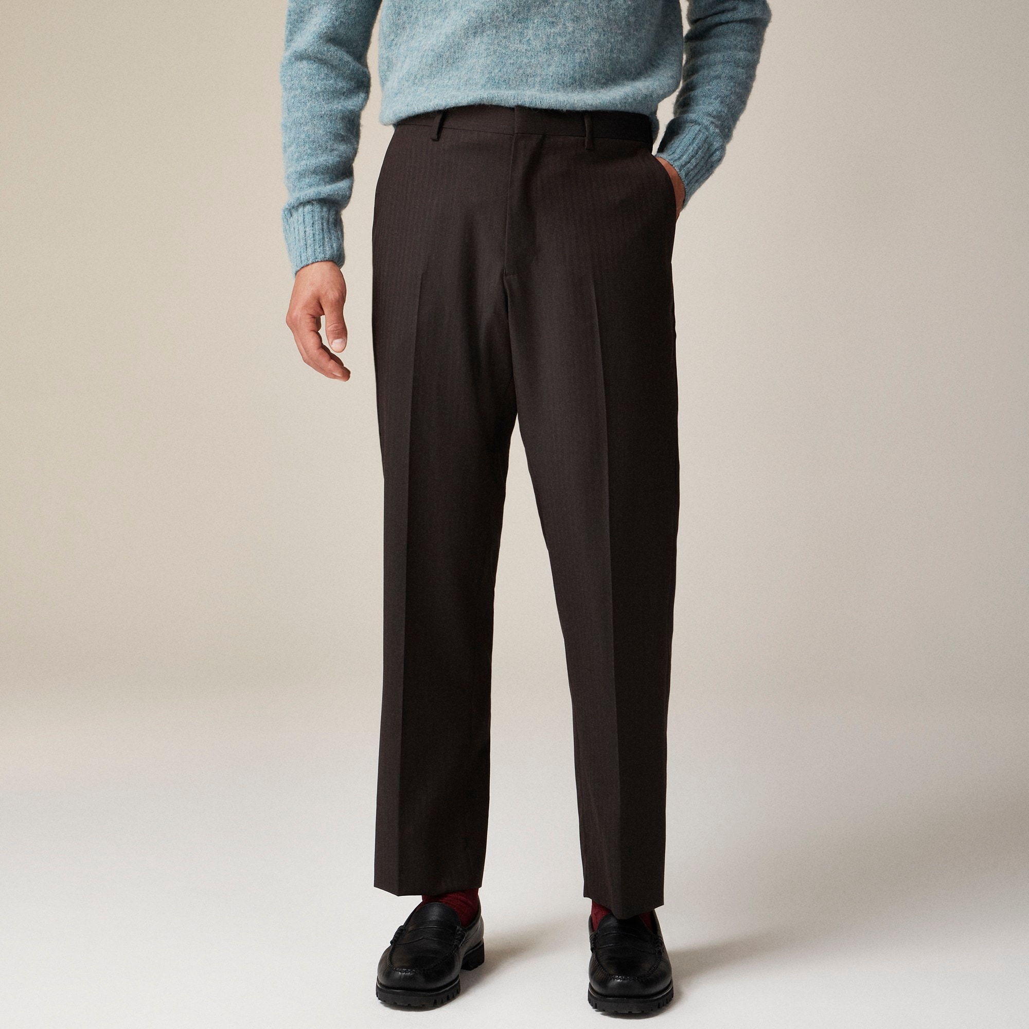 Crosby Classic-fit suit pant in lightweight Italian wool