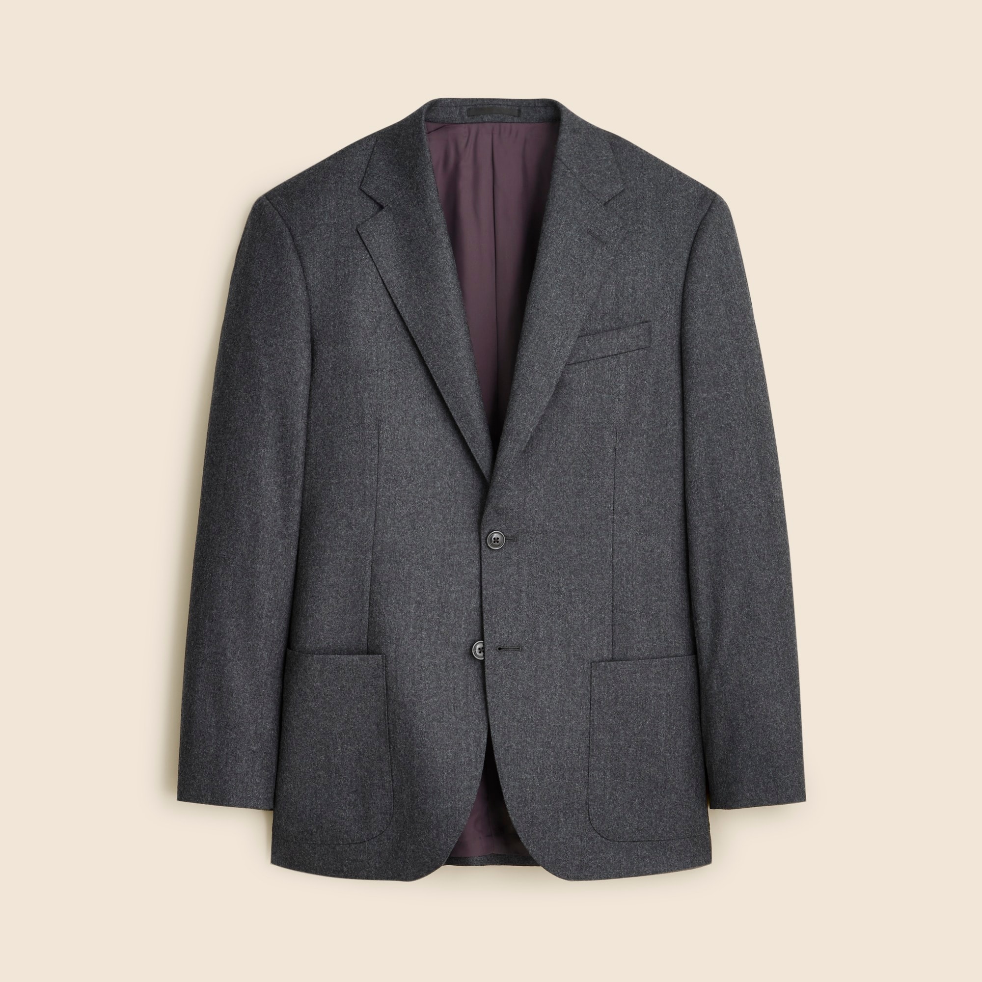 Grey Flannel Blazer - Wool and Cashmere