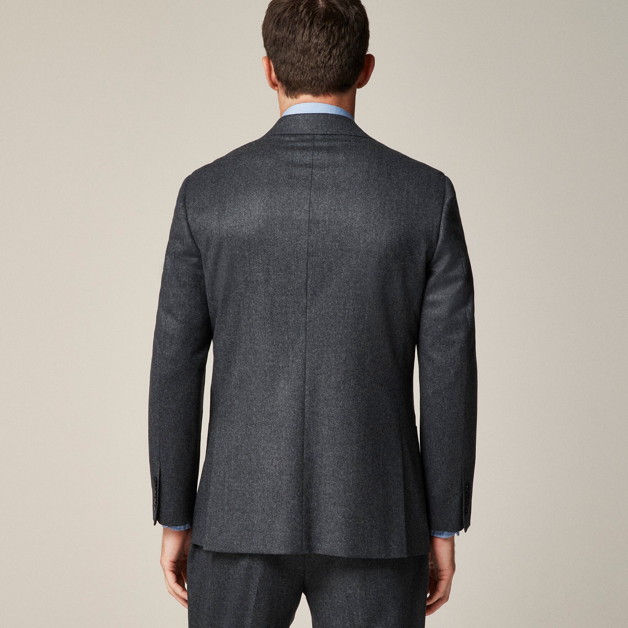 Crosby Classic-fit Suit Jacket In Italian Wool Flannel For Men | J