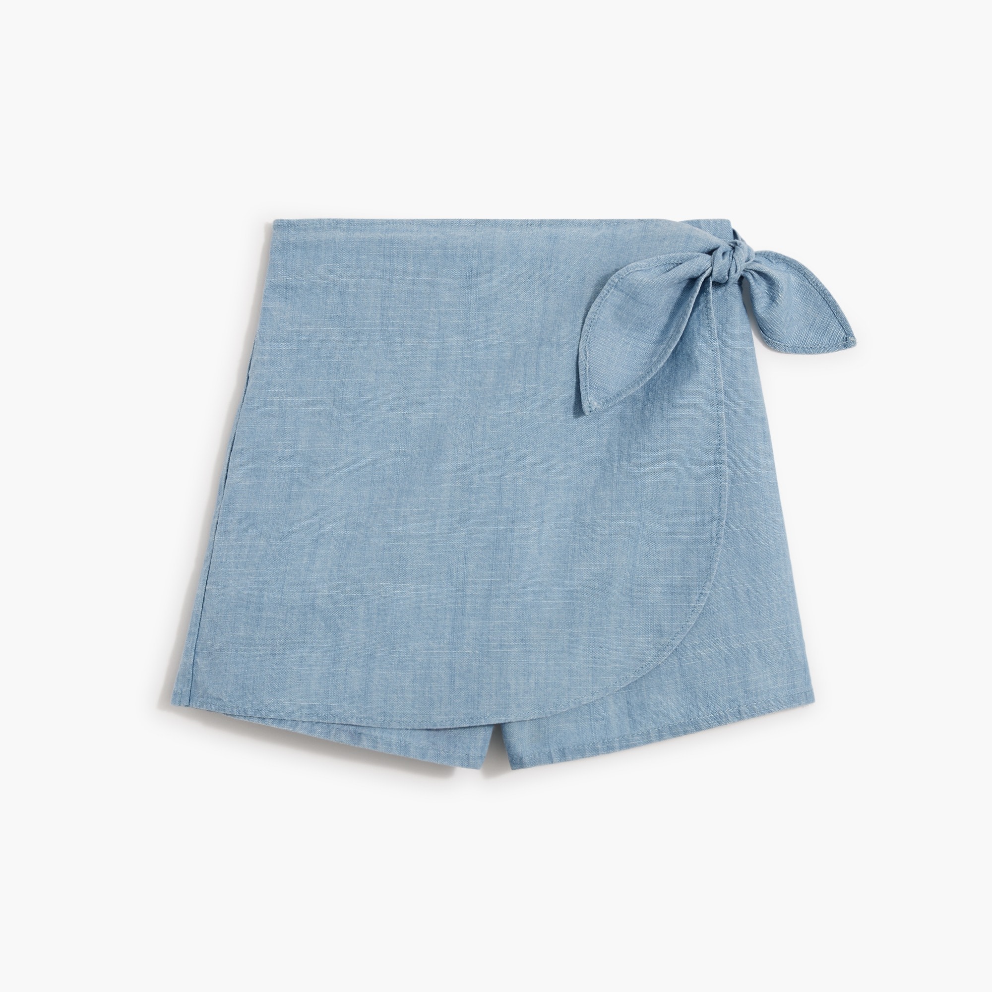 Girls' chambray skort