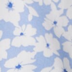 Girls' floral skort WATERCOLOR BLUE WHITE