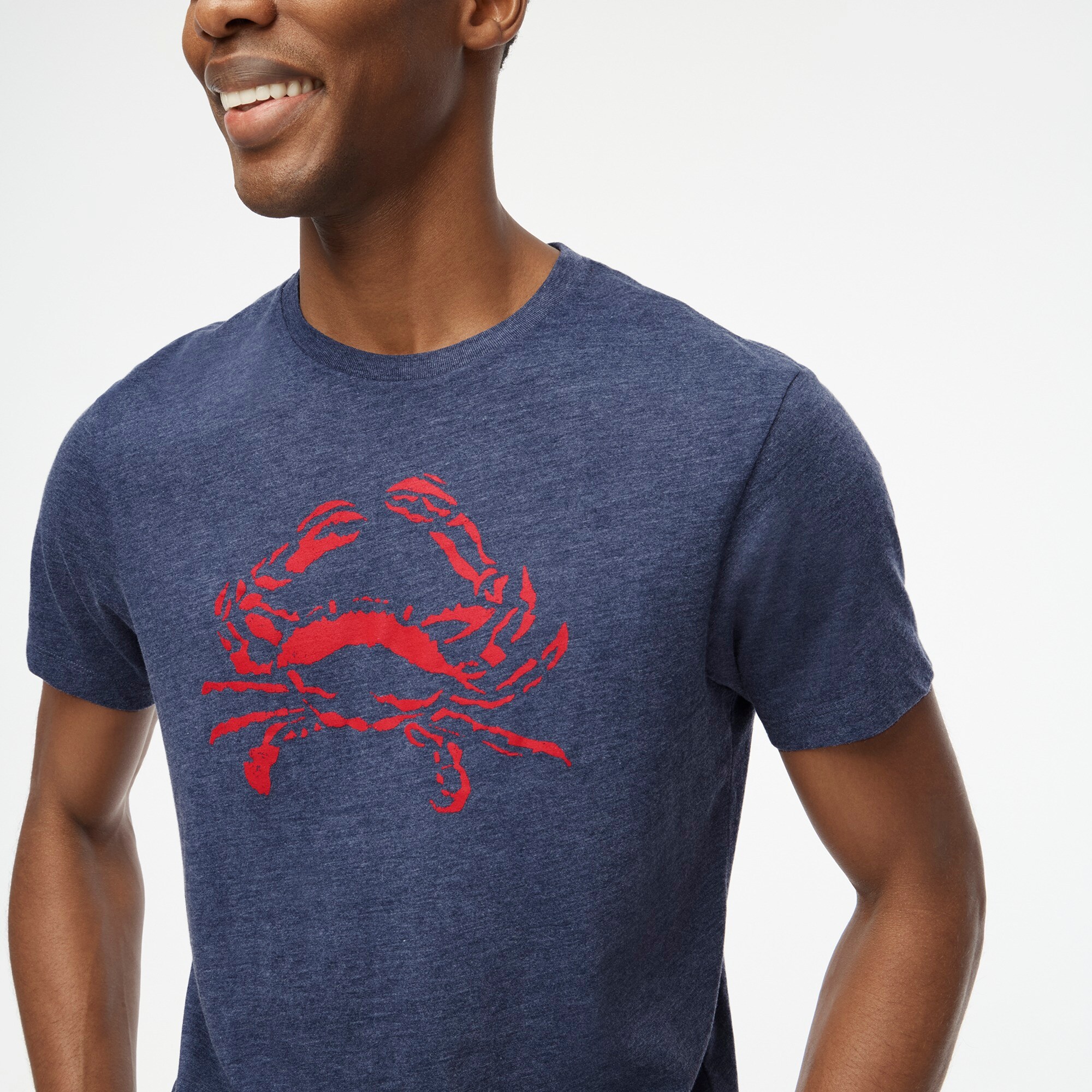 Crab graphic tee