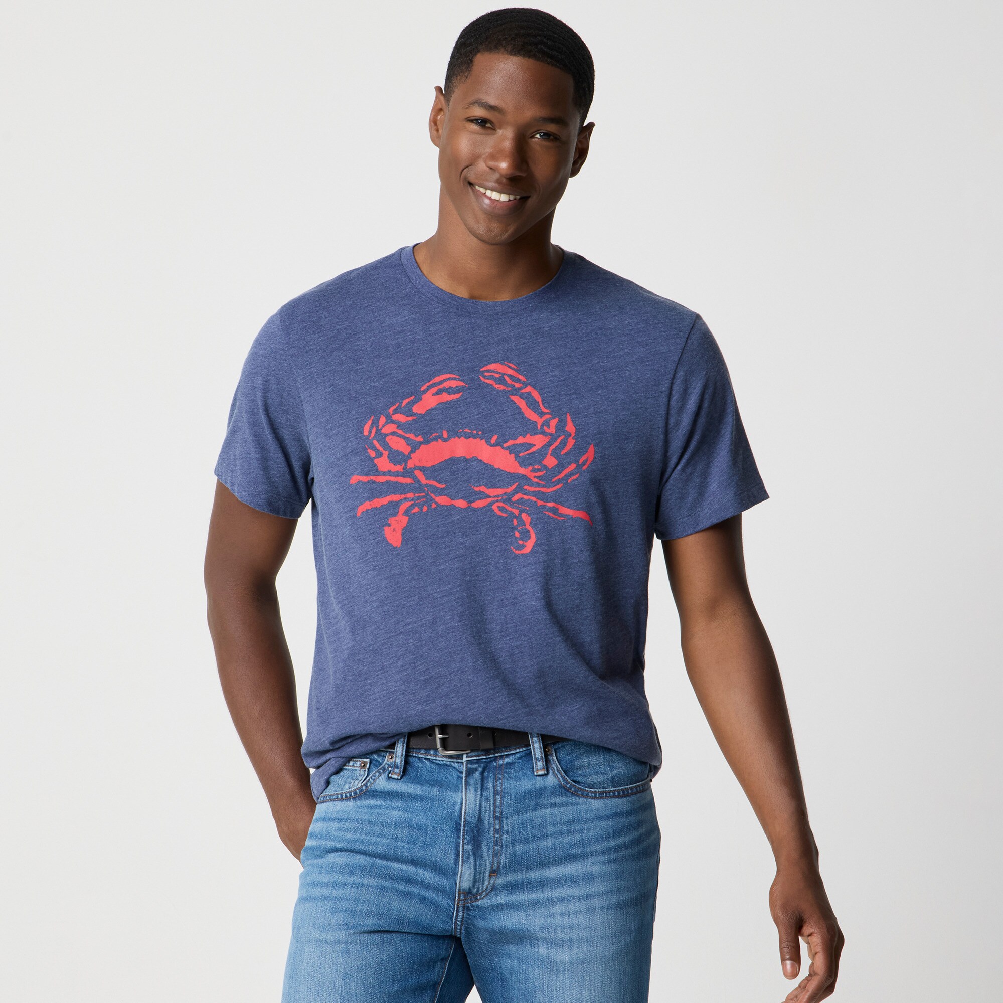  Crab graphic tee