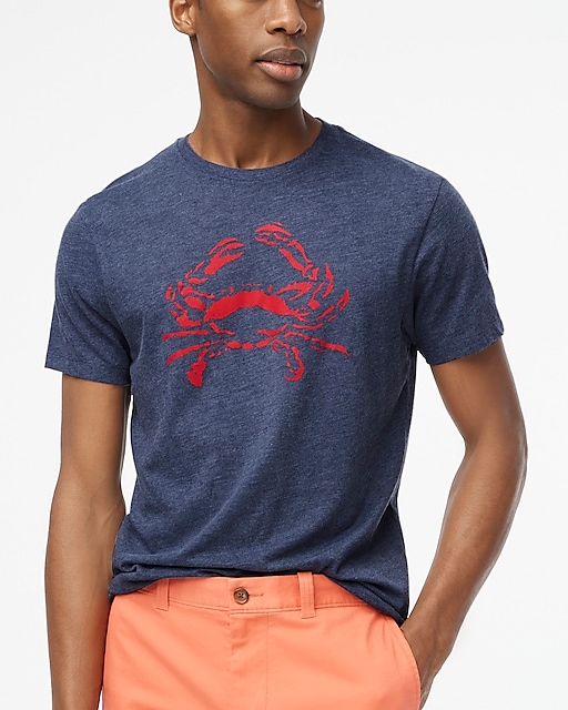  Crab graphic tee