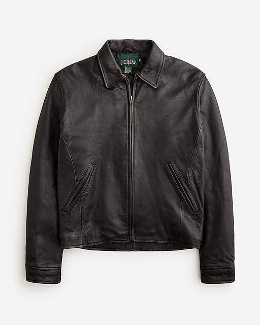  Vintage J.Crew '90s leather aviator jacket