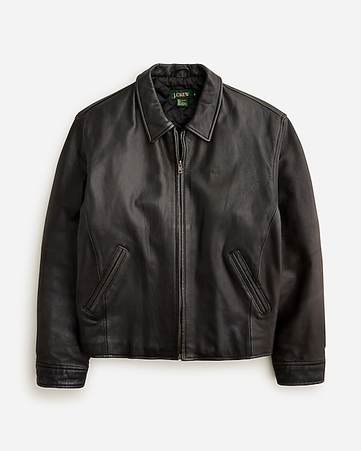  Vintage J.Crew '90s leather aviator jacket