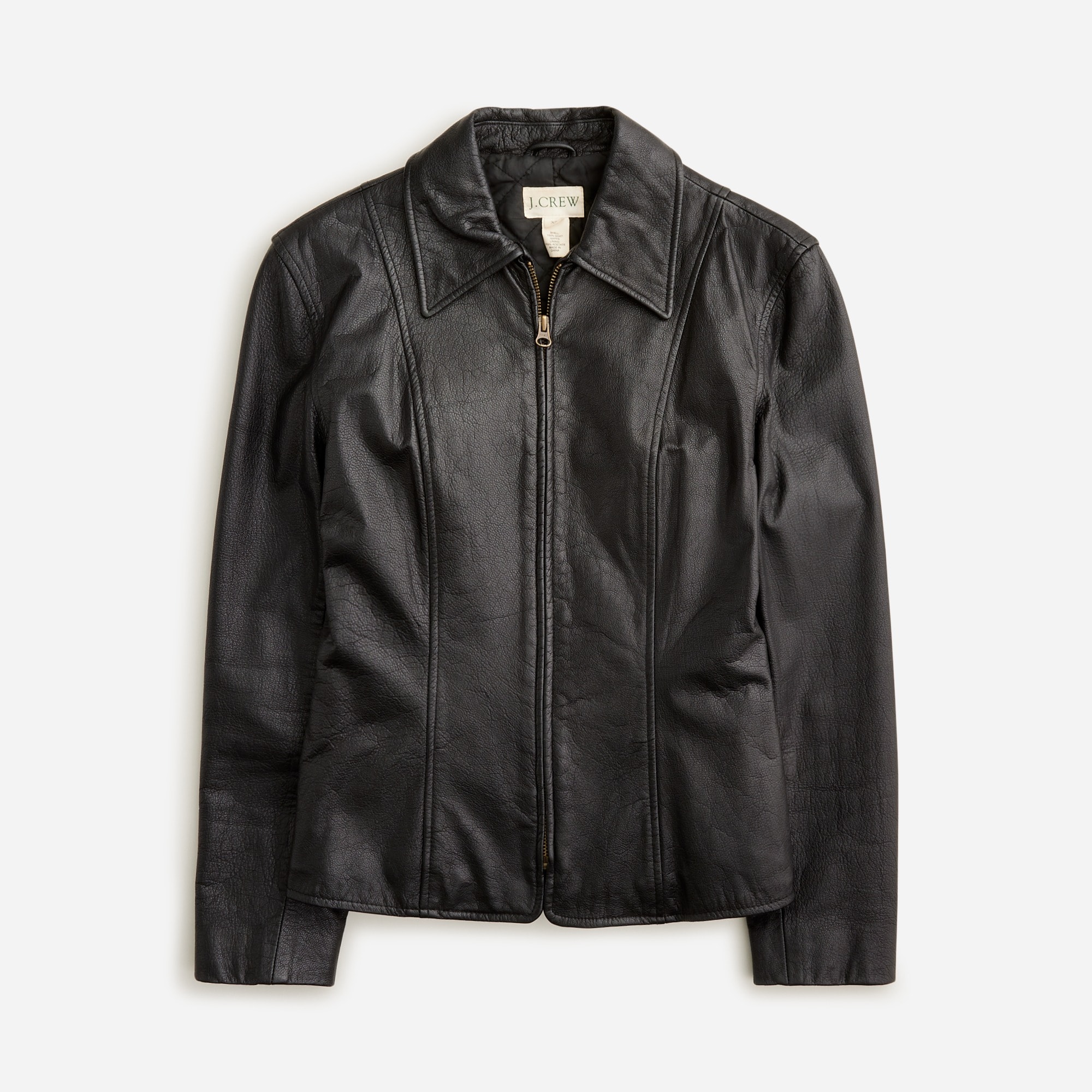 J.Crew Vintage J.Crew 90s Leather Jacket For Women