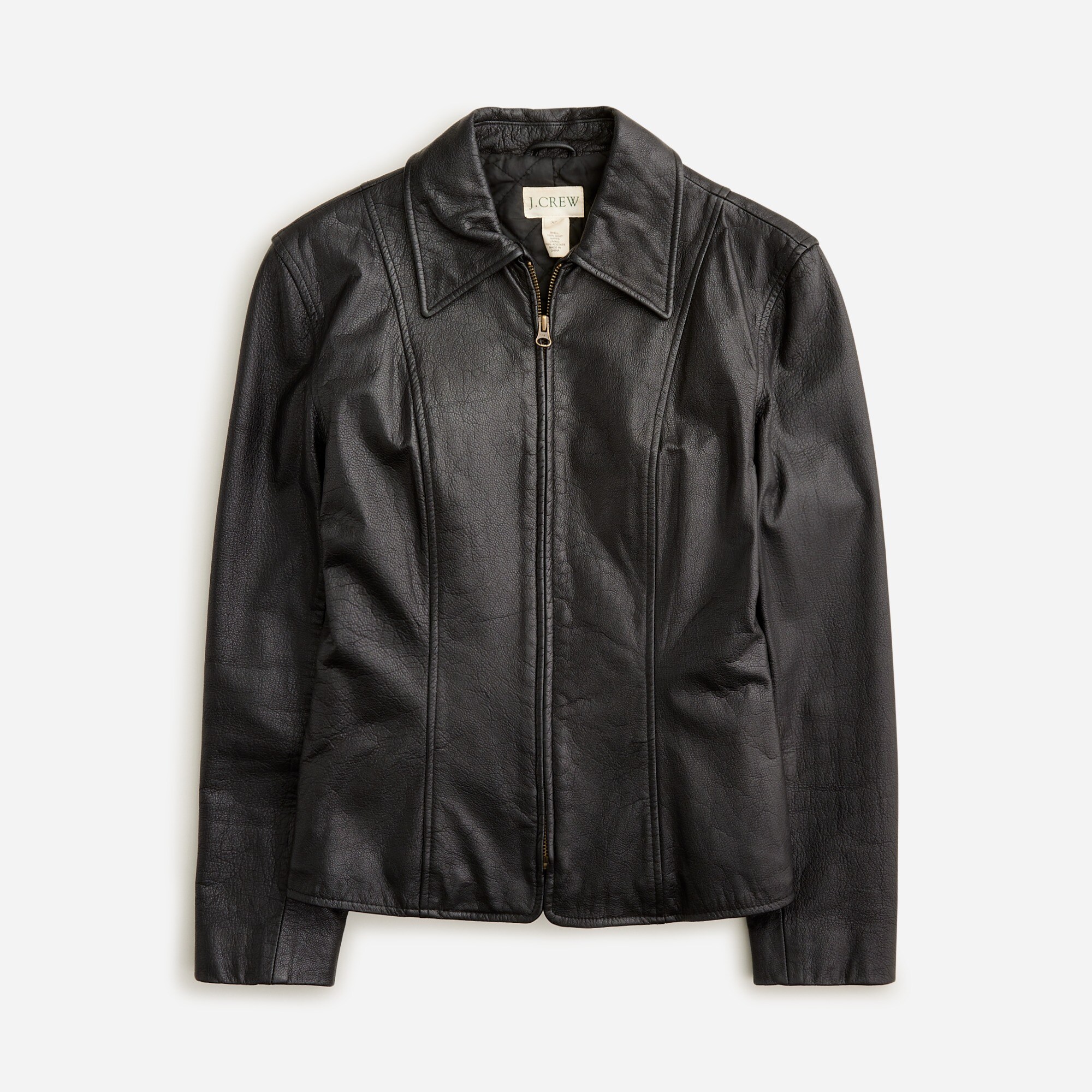 womens Vintage J.Crew '90s leather jacket