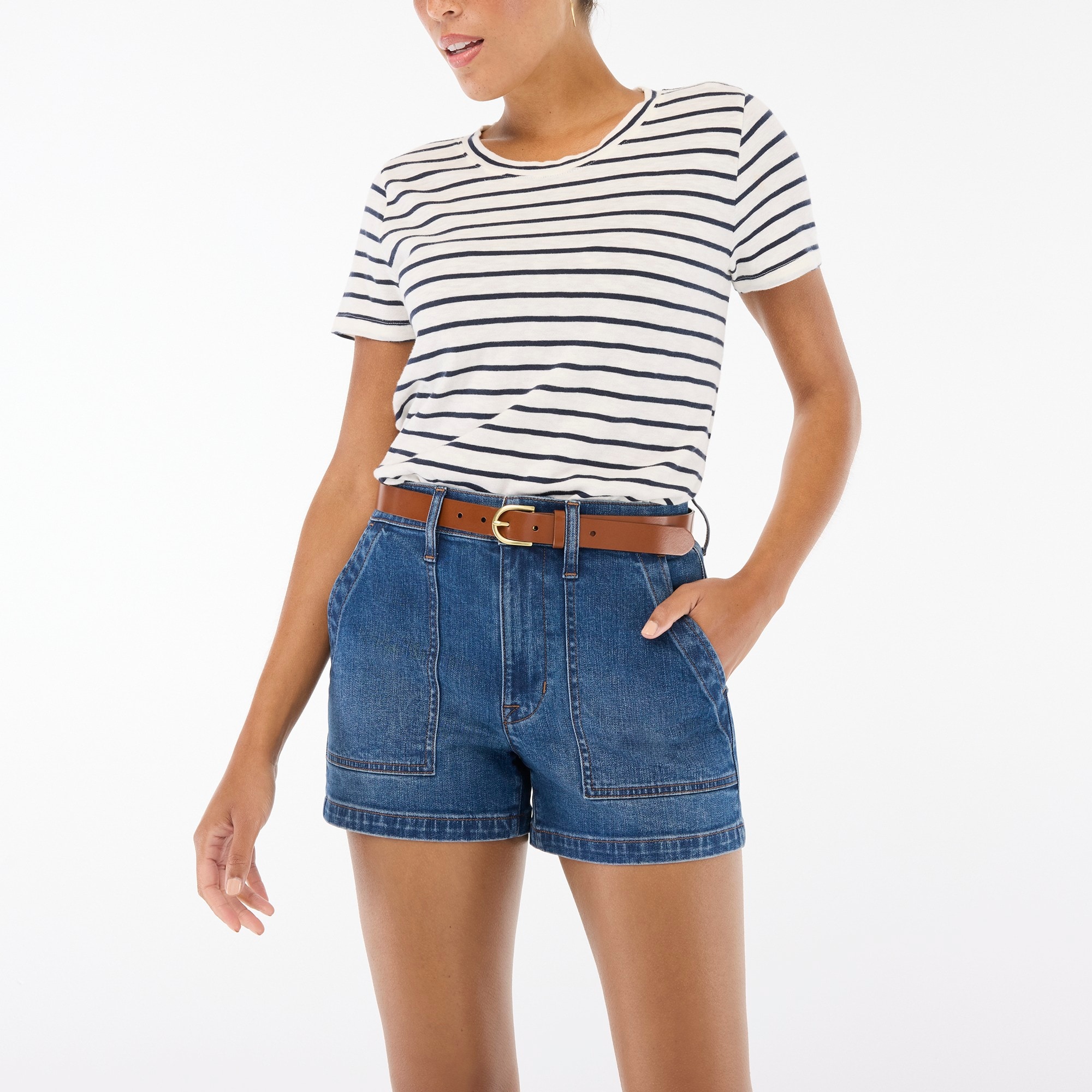 womens Utility denim short