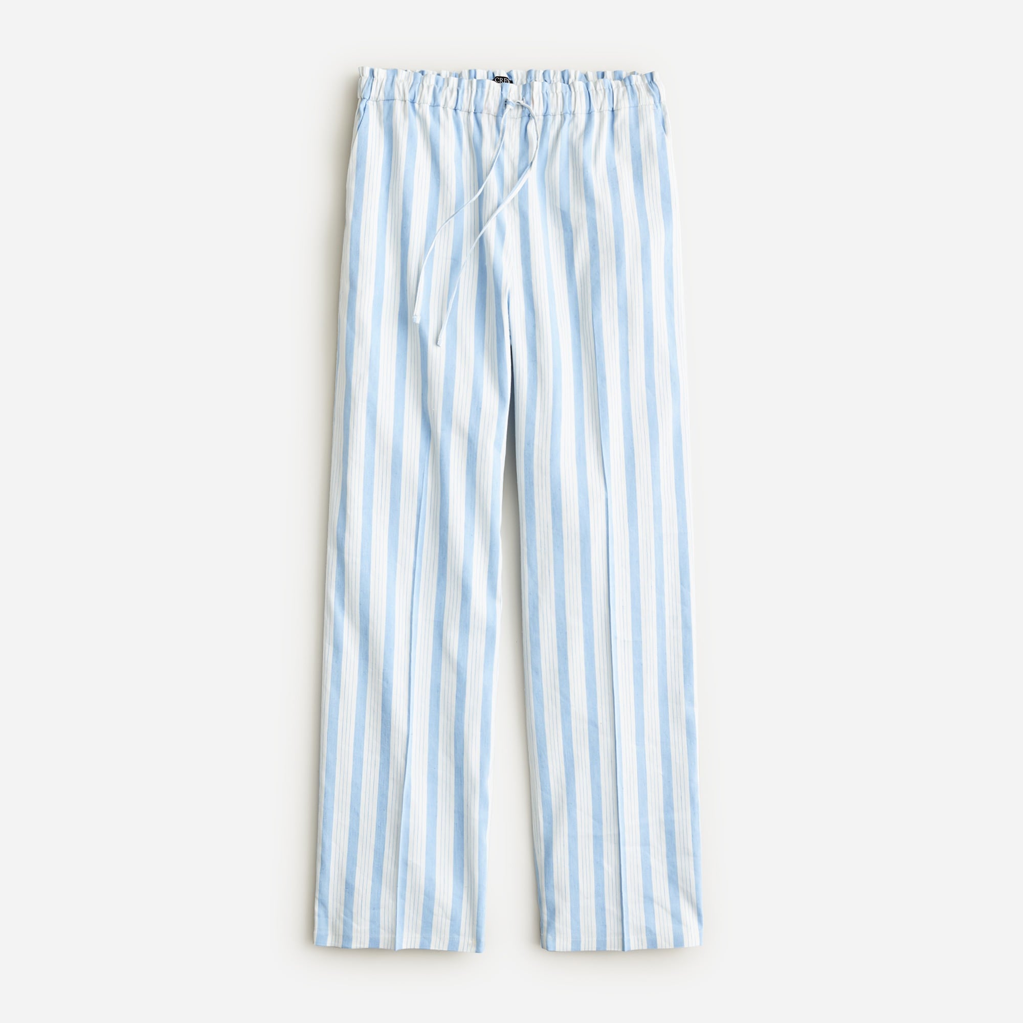 womens Soleil pant in striped linen blend