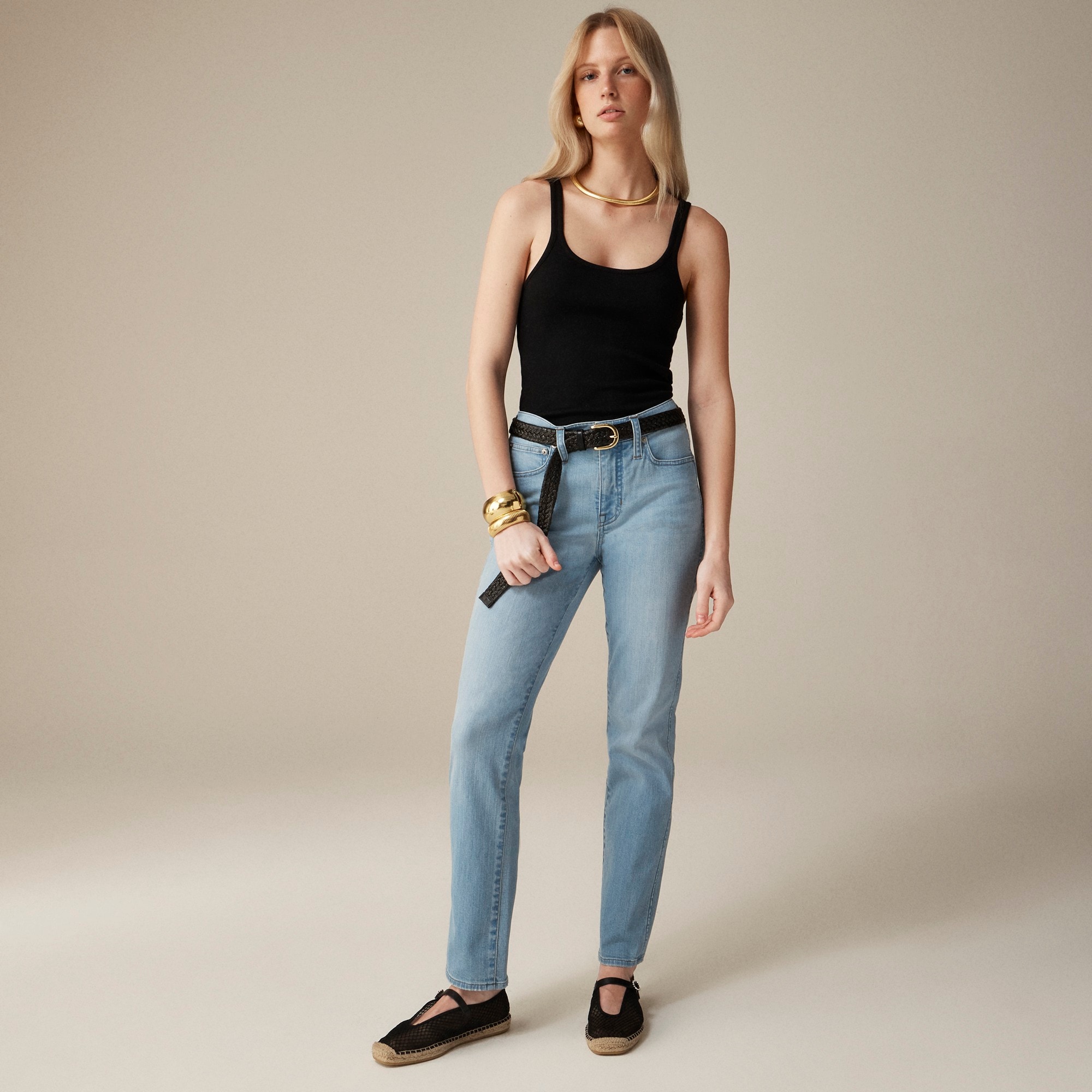 j.crew: 9&quot; vintage slim-straight jean in clear skies wash for women