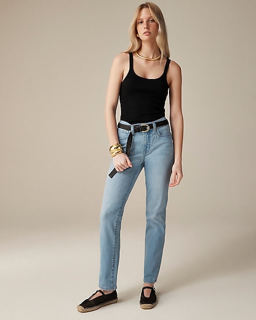 Petite 9&quot; vintage slim-straight jean in Clear Skies wash