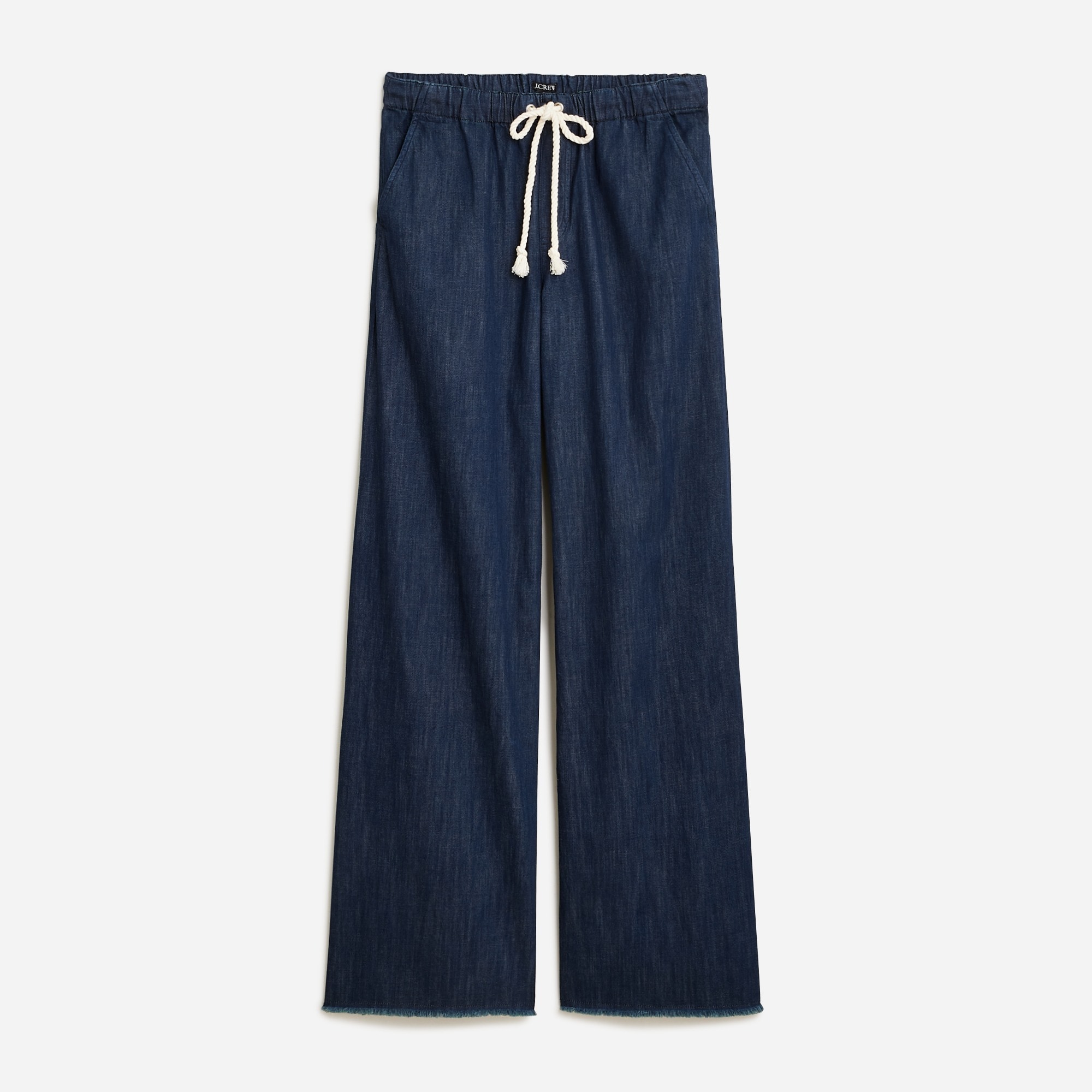  Pull-on drapey puddle jean