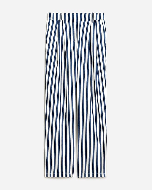 womens Wide-leg essential pant in sailor stripe