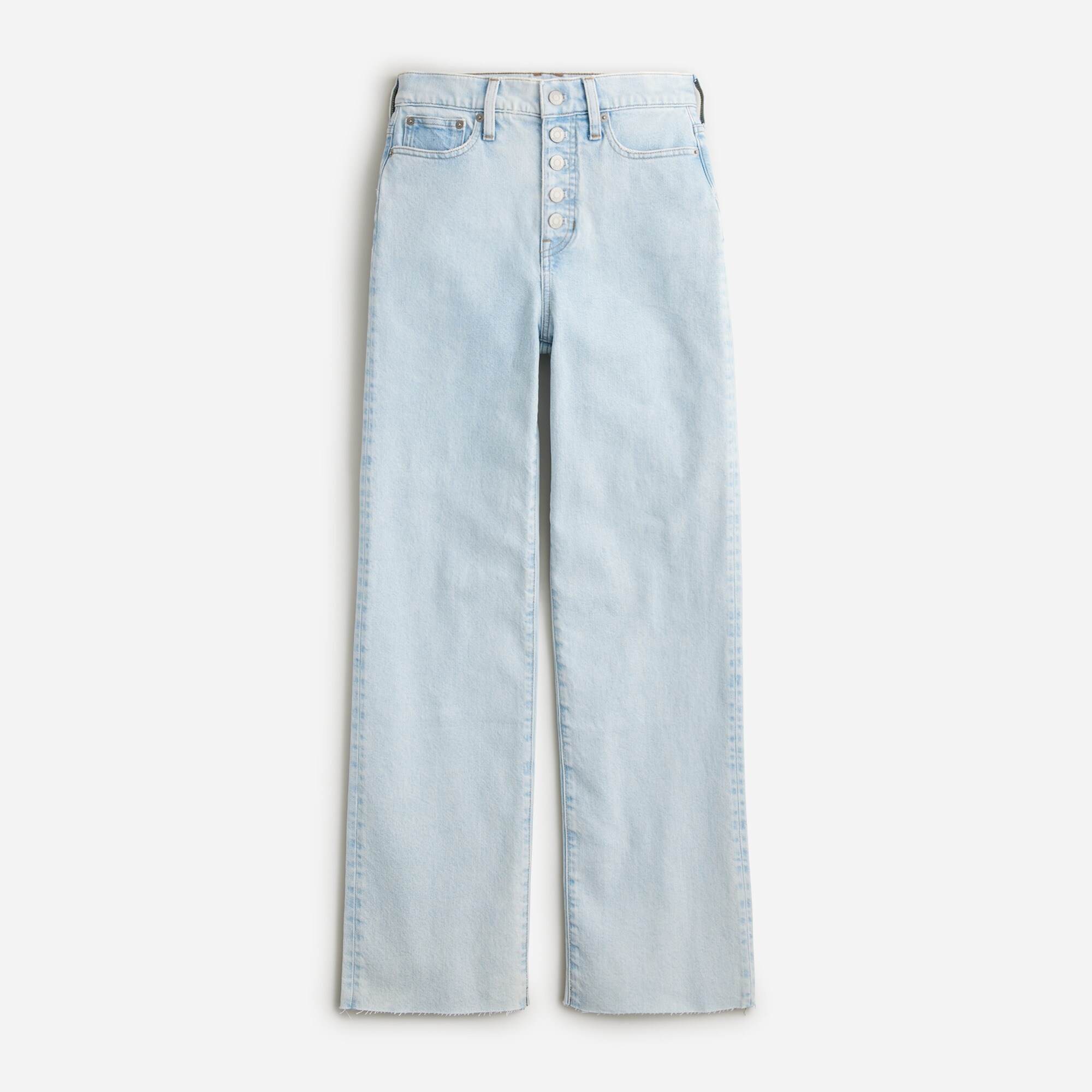  Full-length slim wide-leg jean in Doriel wash