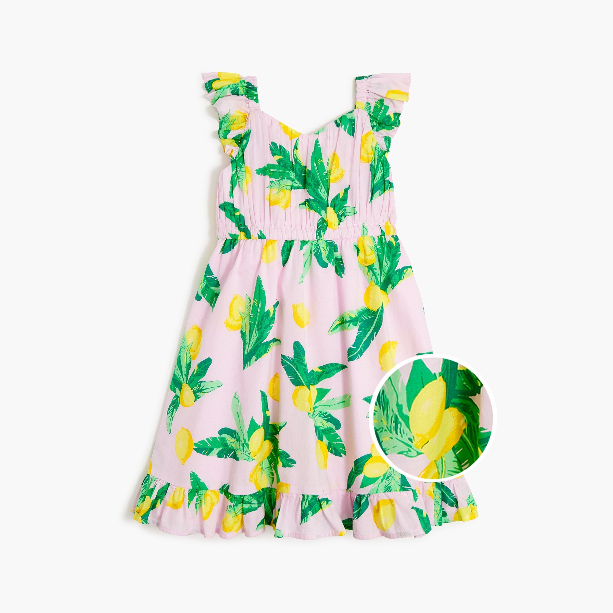 Girls' lemon dress
