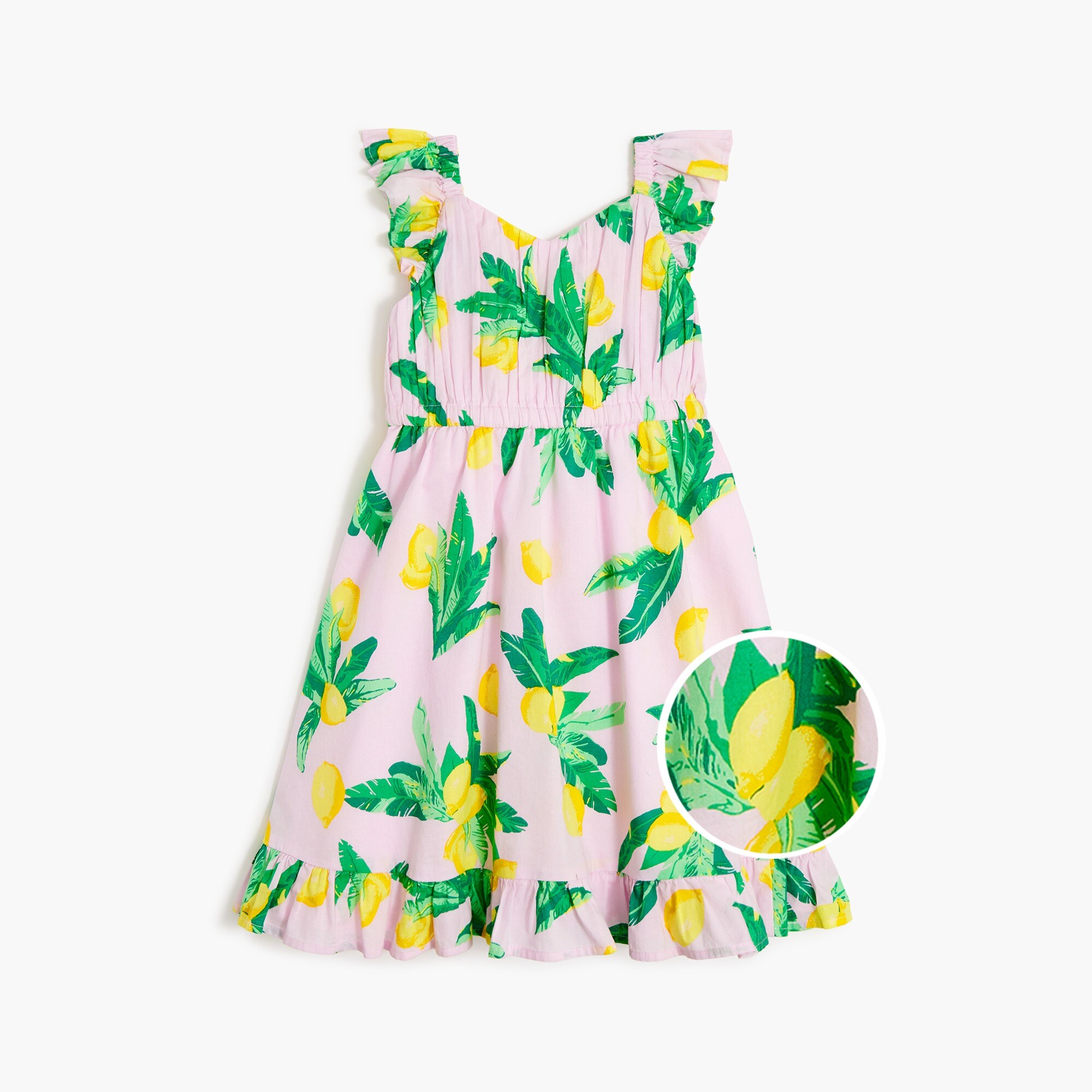  Girls' lemon dress
