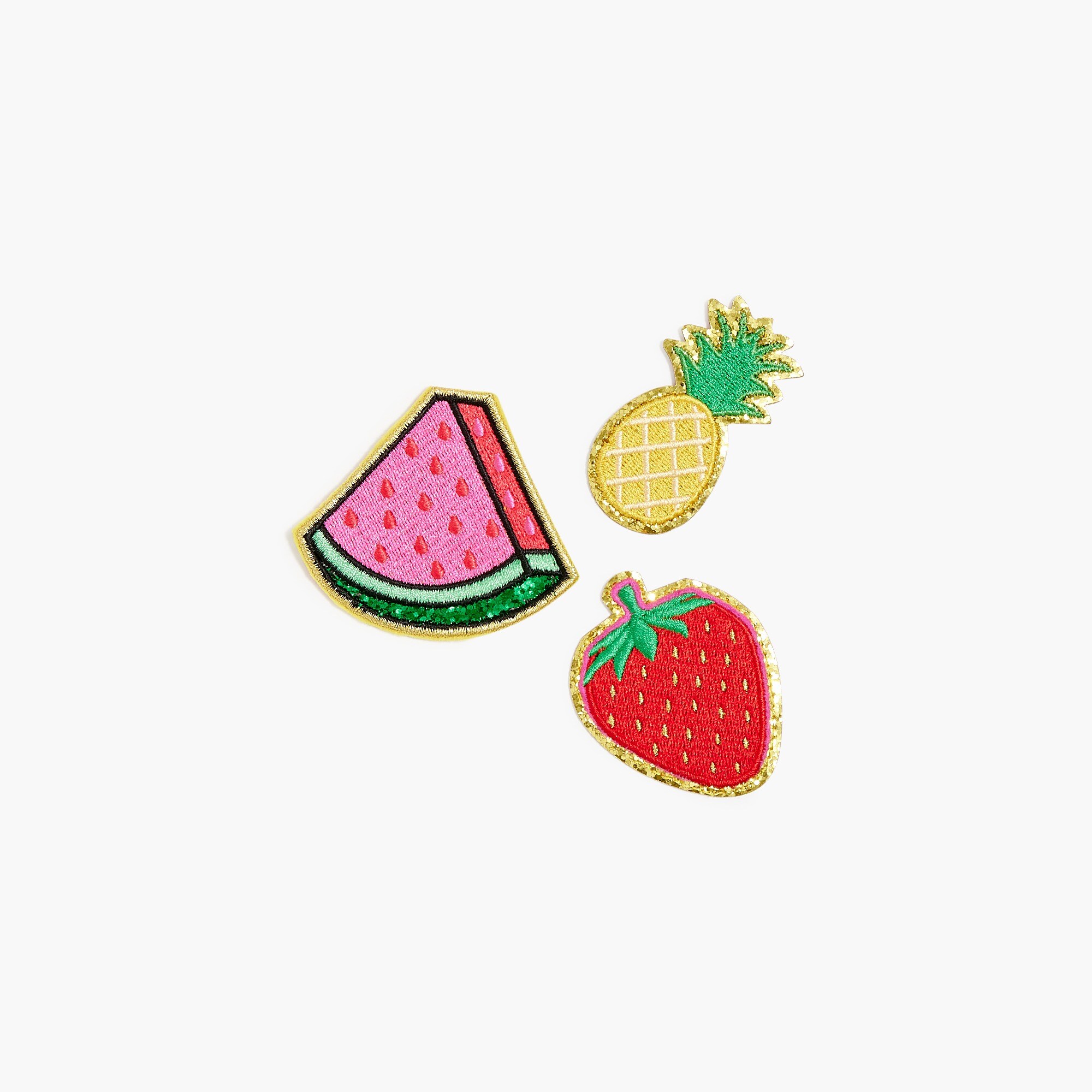 womens Fruit sticker patches set-of-three