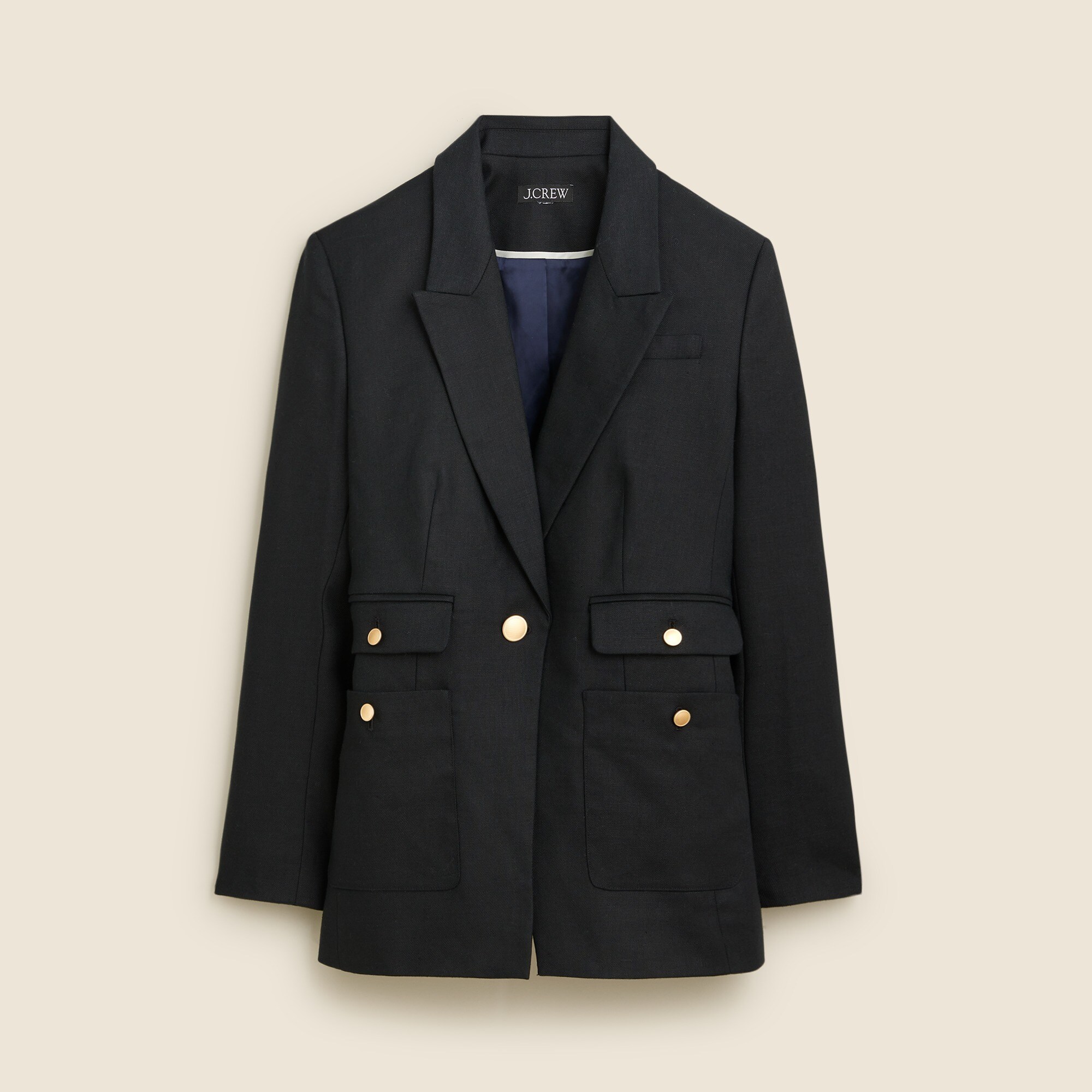 Vivienne blazer in stretch linen blend