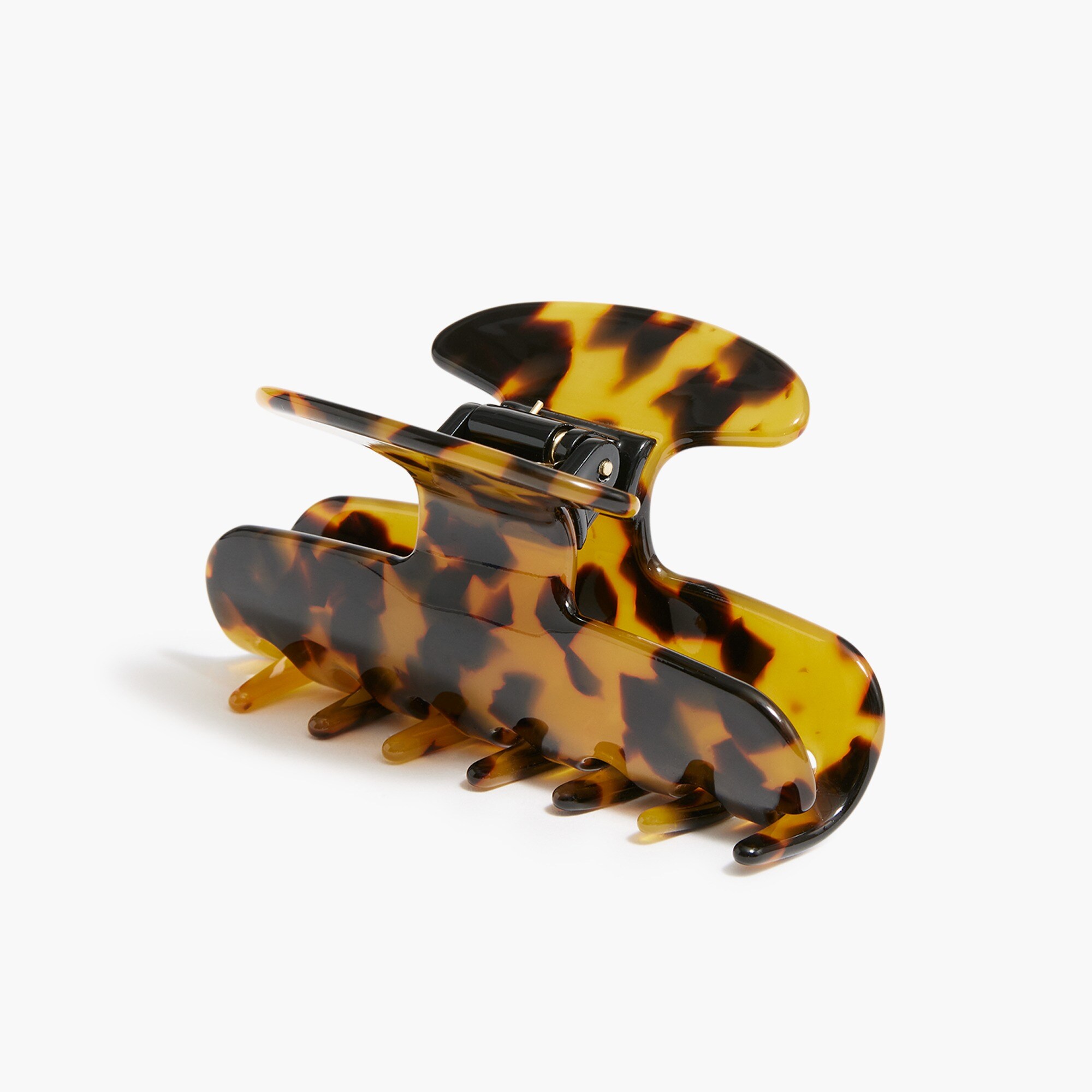 Large tortoise claw hair clip