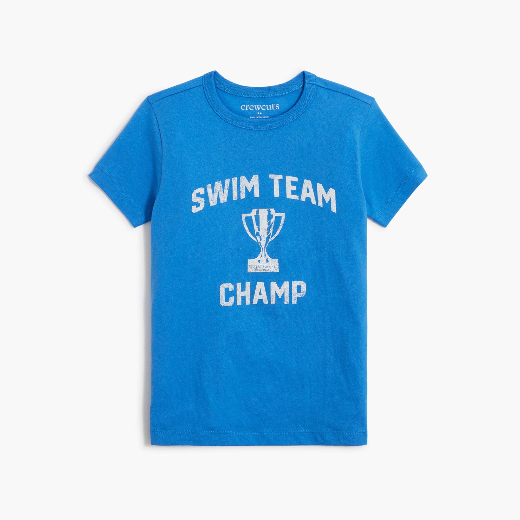 boys' "swim team champ" graphic tee for boys