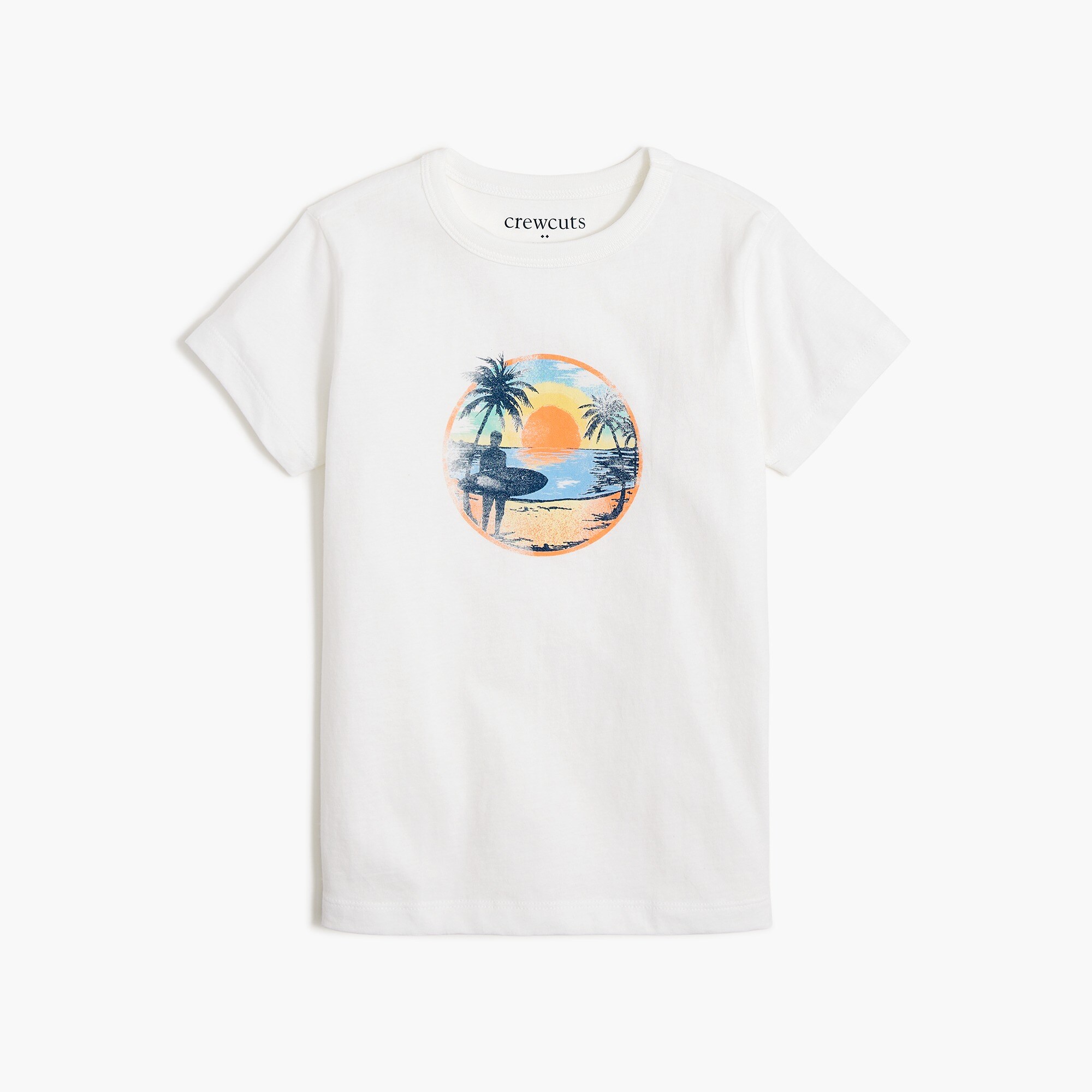 boys Boys' sunset and surfer graphic tee