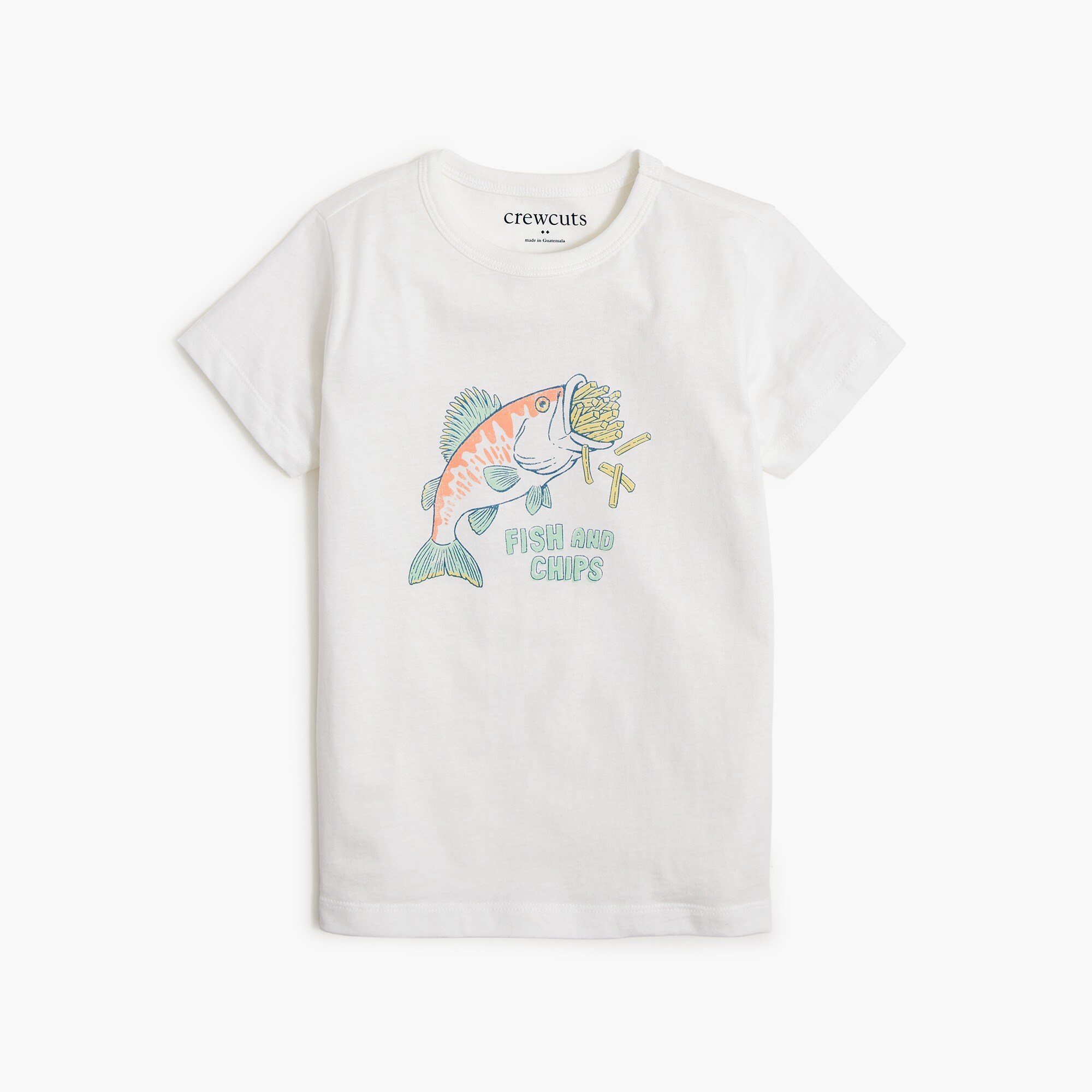 boys Boys' fish and chips graphic tee