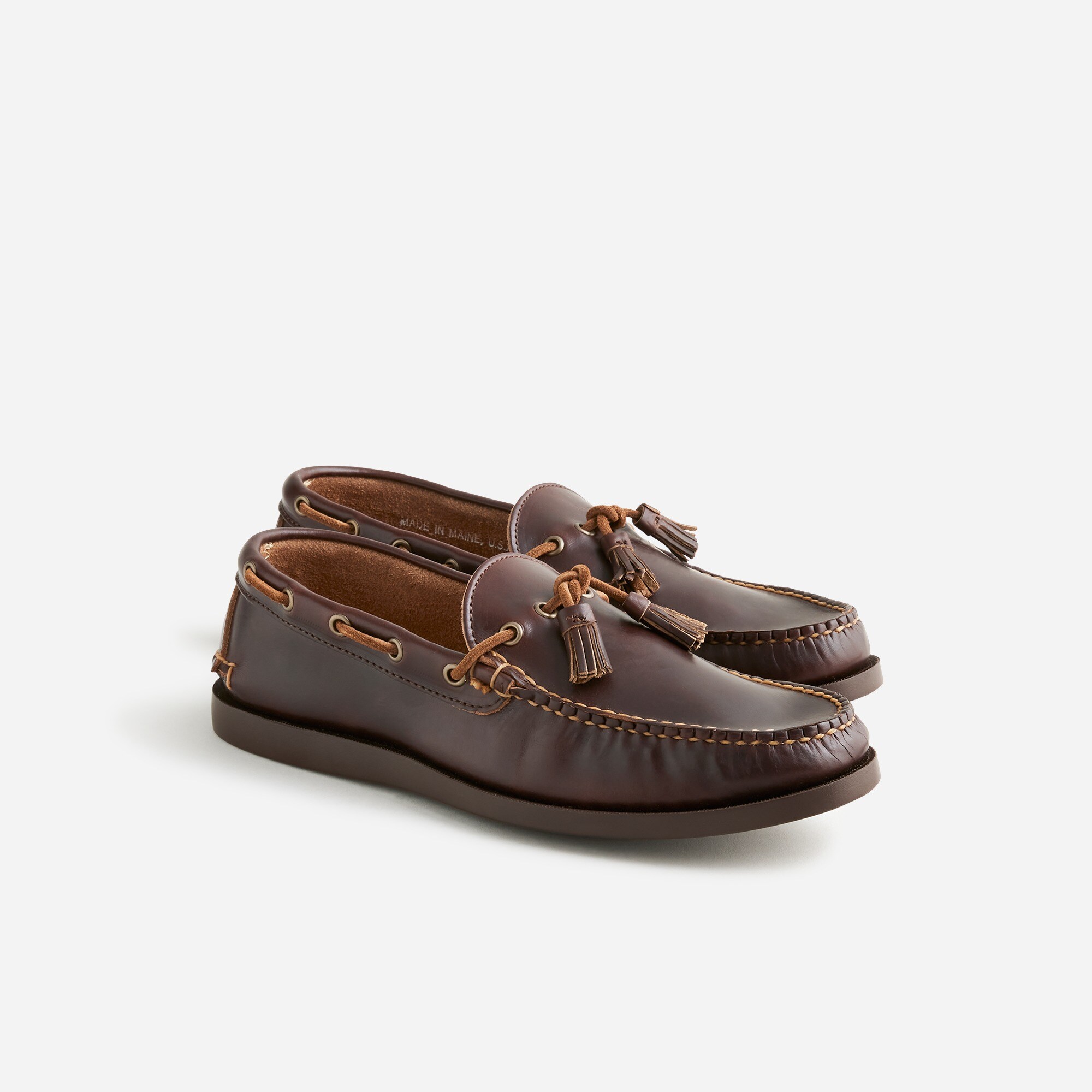 Rancourt & Co. X J.Crew Gilman tassel camp mocs