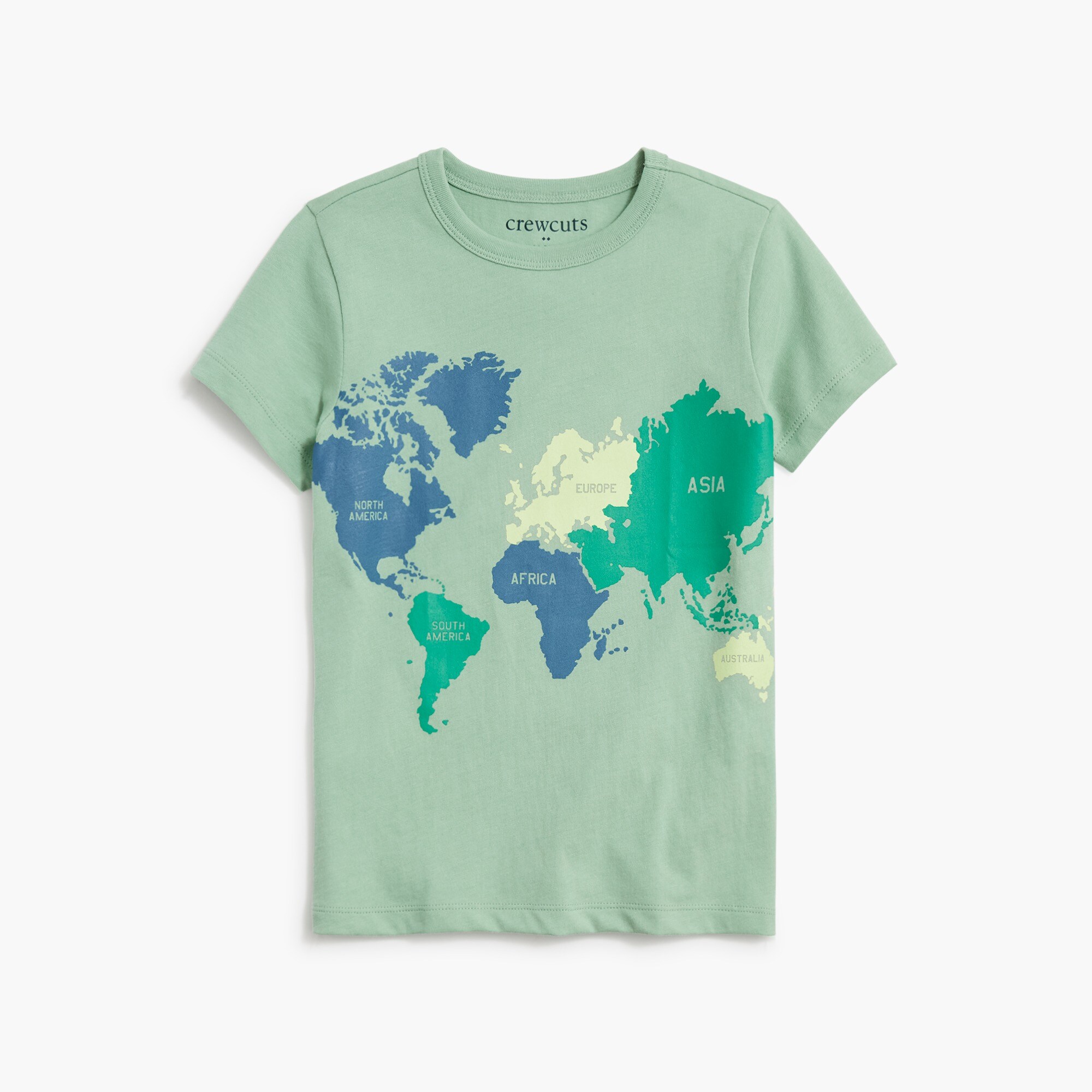 Boys' map graphic tee