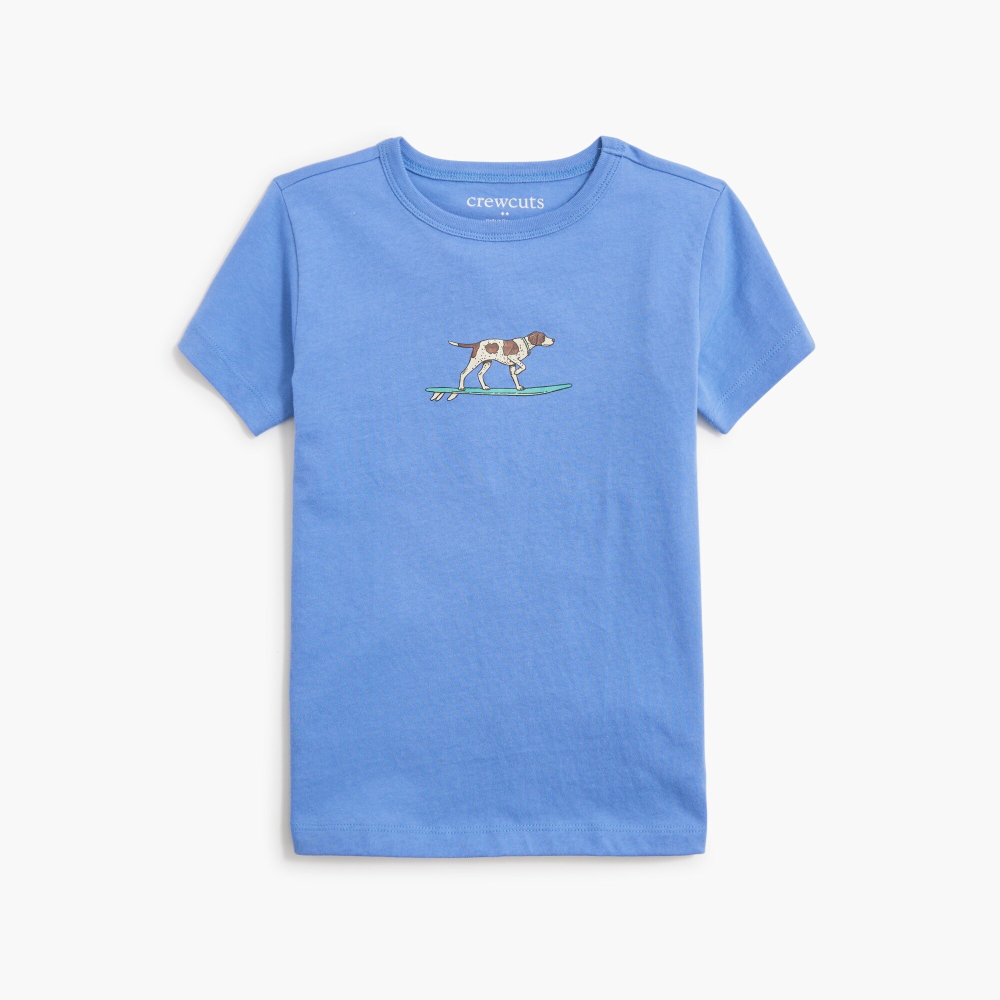 boys' surfer dog graphic tee for boys
