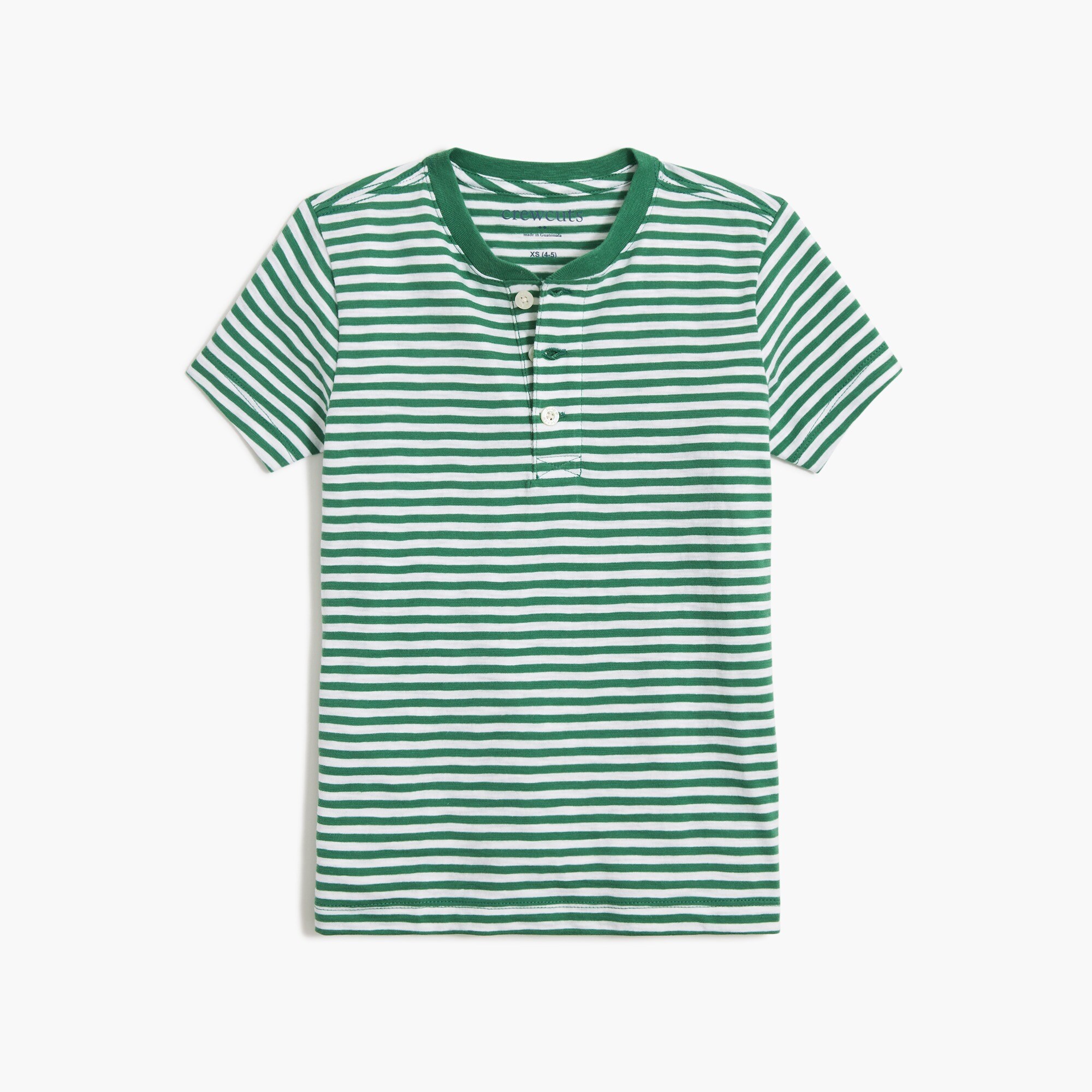 Boys' striped henley