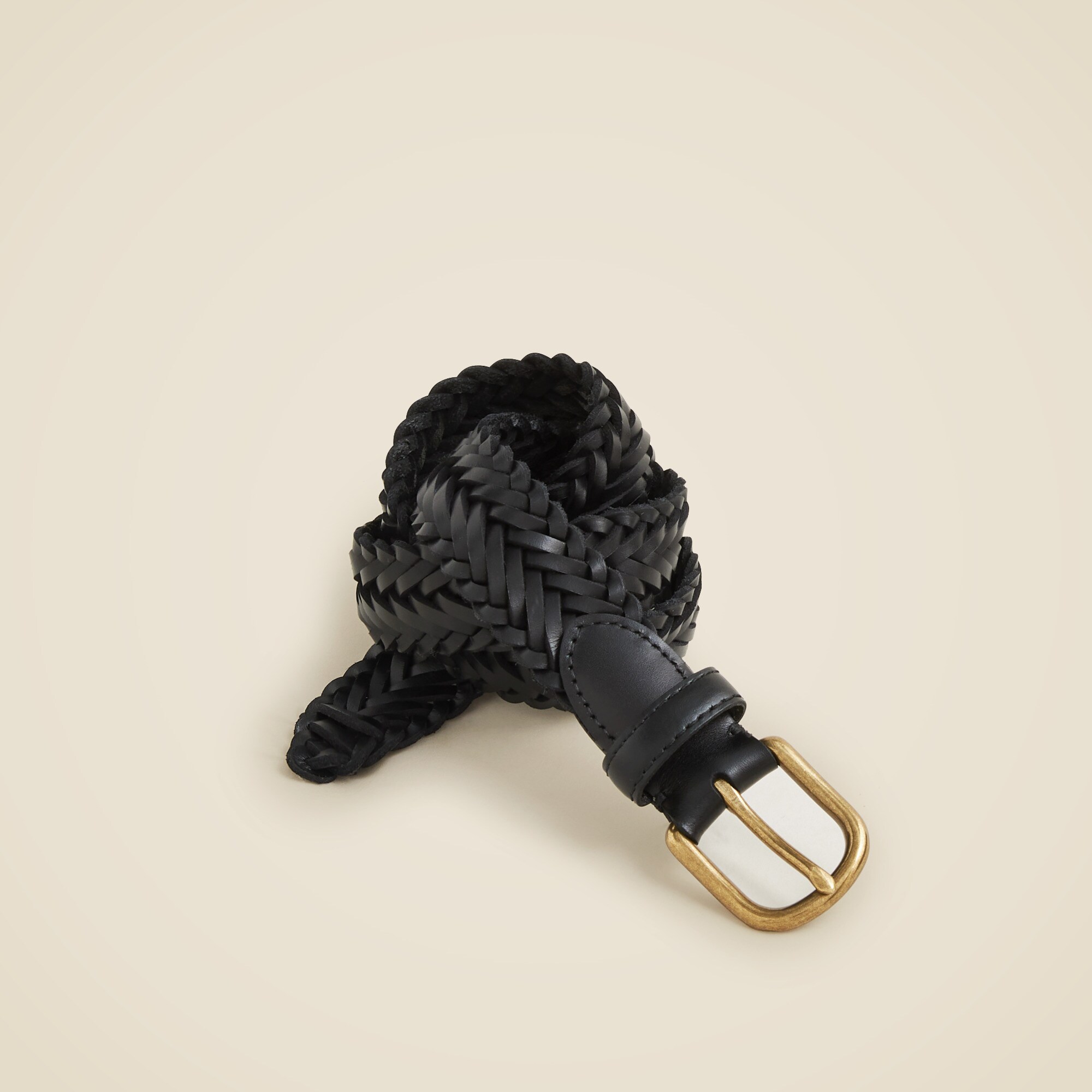  Kids' braided leather belt