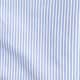 Relaxed short-sleeve Secret Wash cotton poplin shirt SOO STRIPE BLUE WHITE