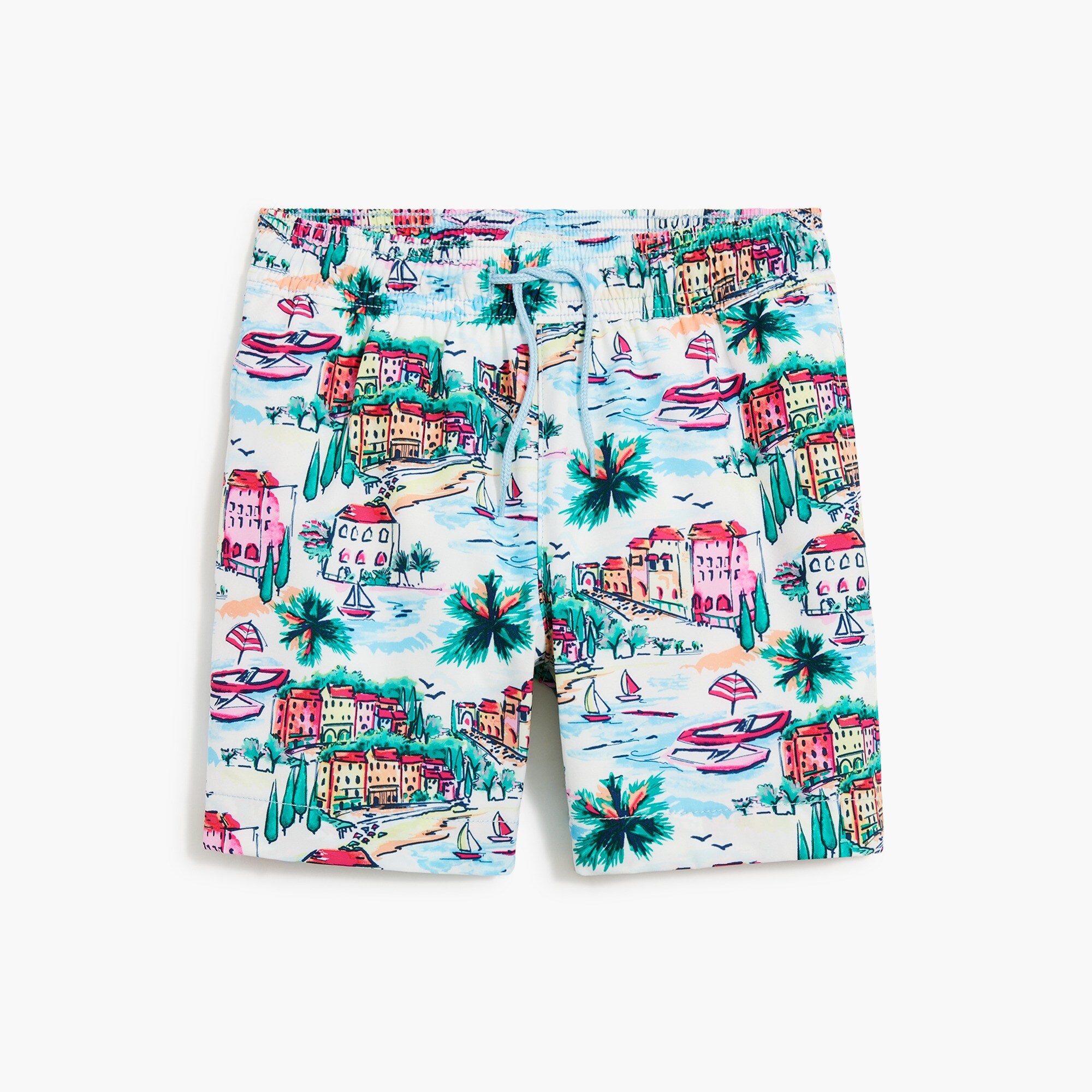 Boys' printed swim trunk