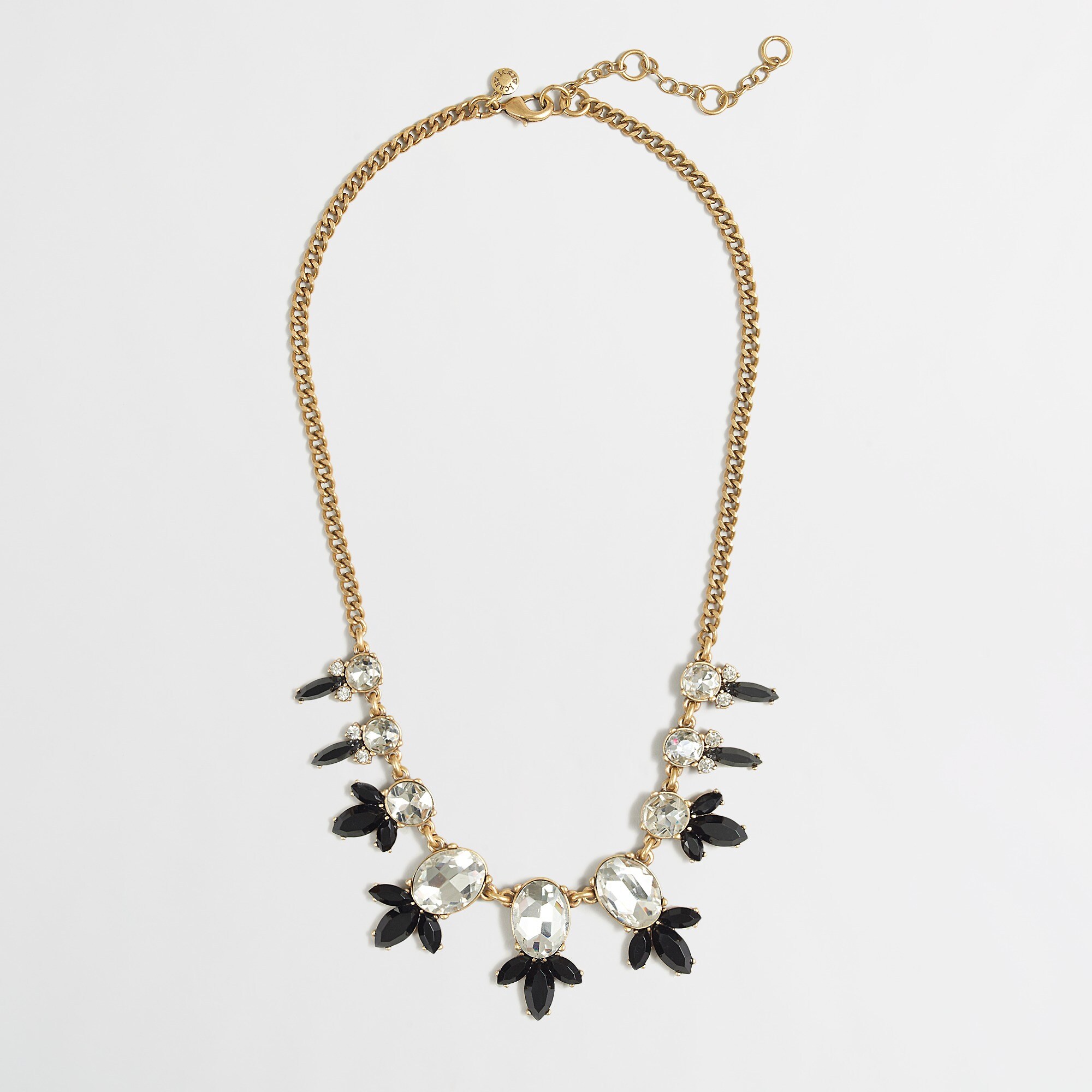 Factory crystal drops necklace