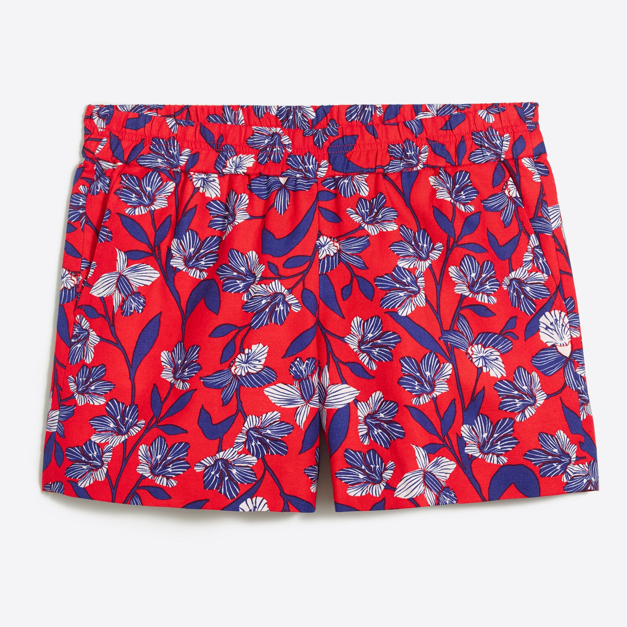 5" printed pull-on short for women