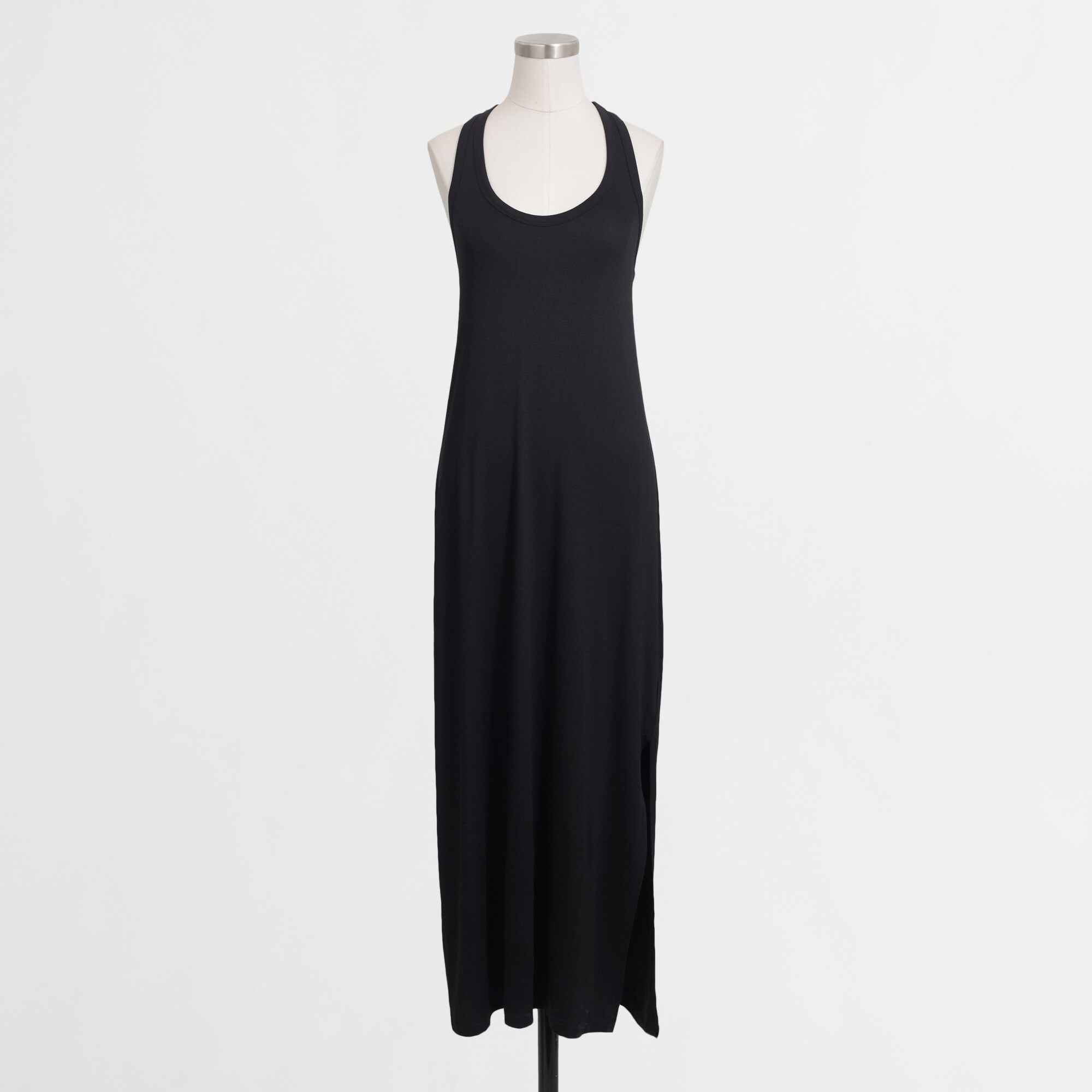 knit racerback maxi dress for women