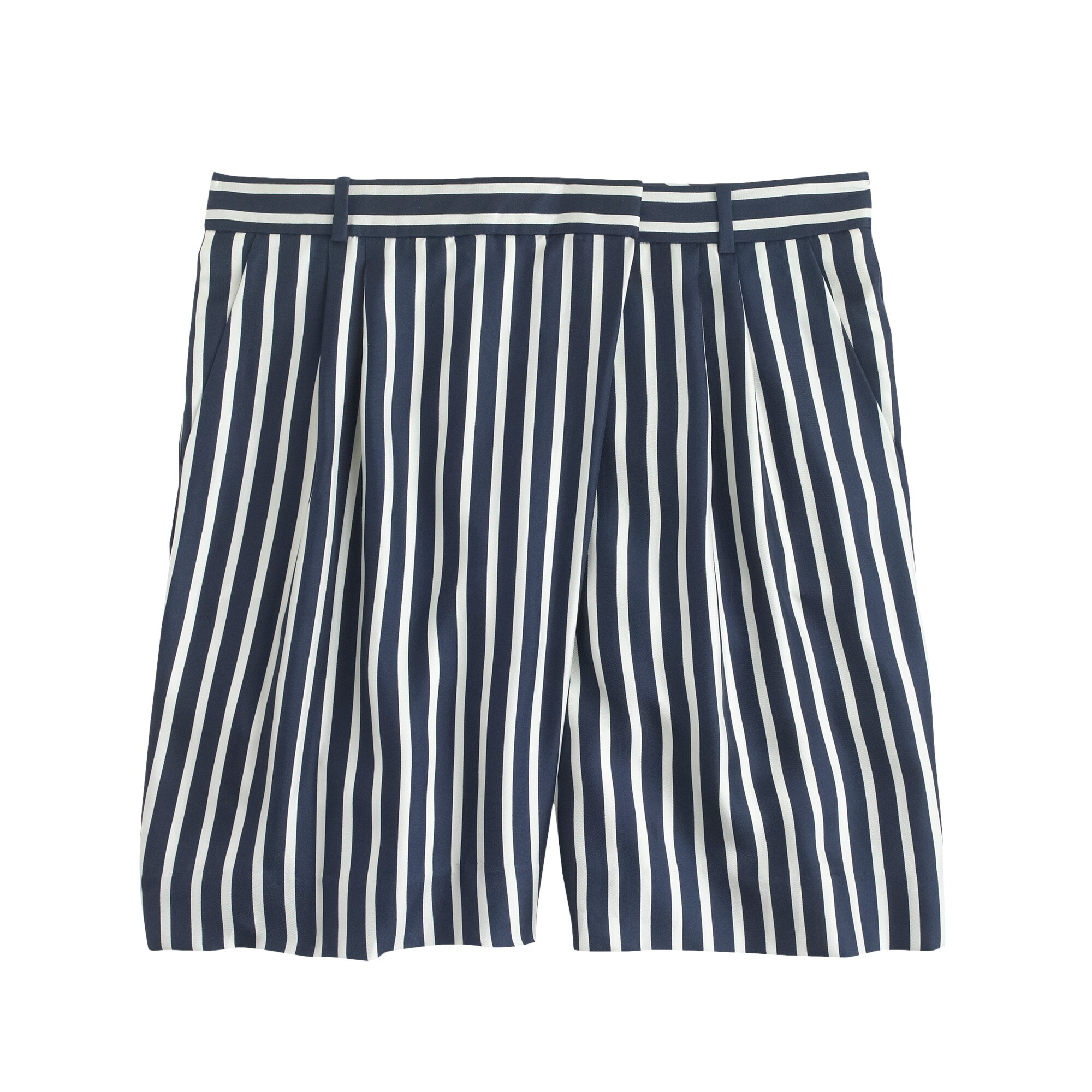 Collection stripe silk short Women j.crew collection J.Crew