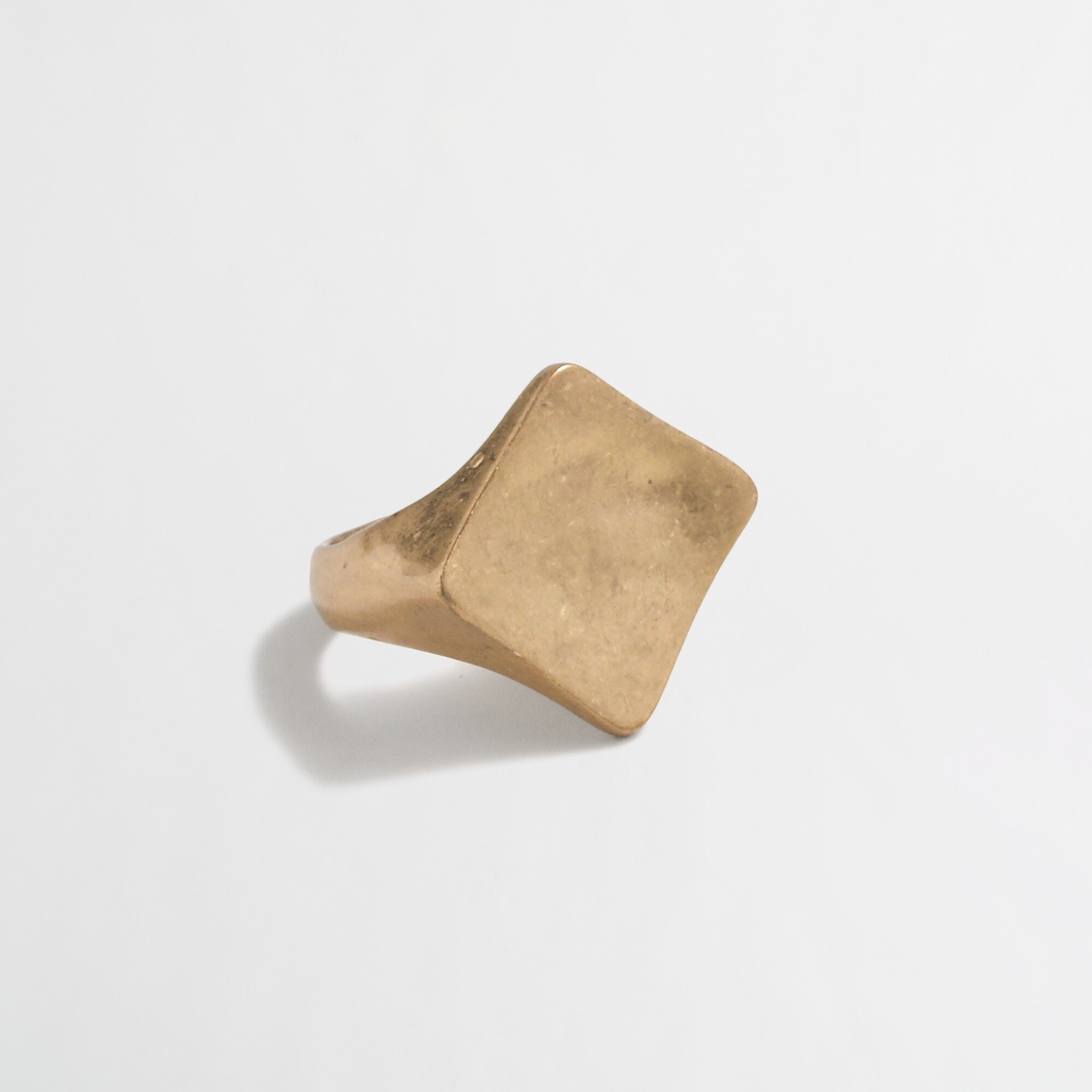 Factory diamond signet ring