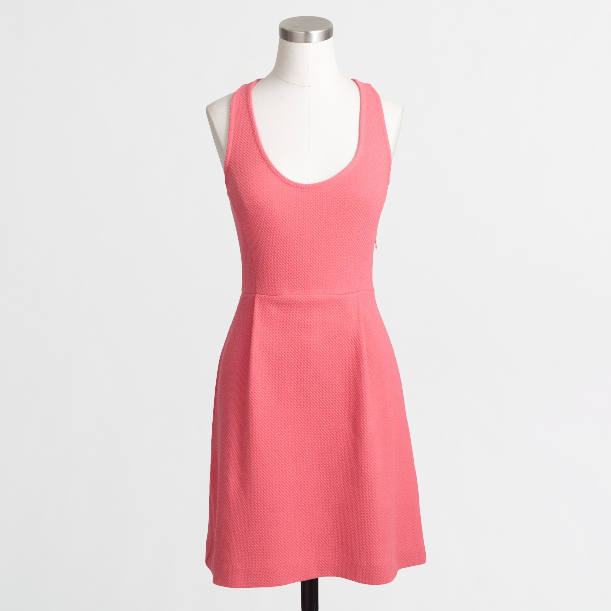 double-knit racerback a-line dress for women